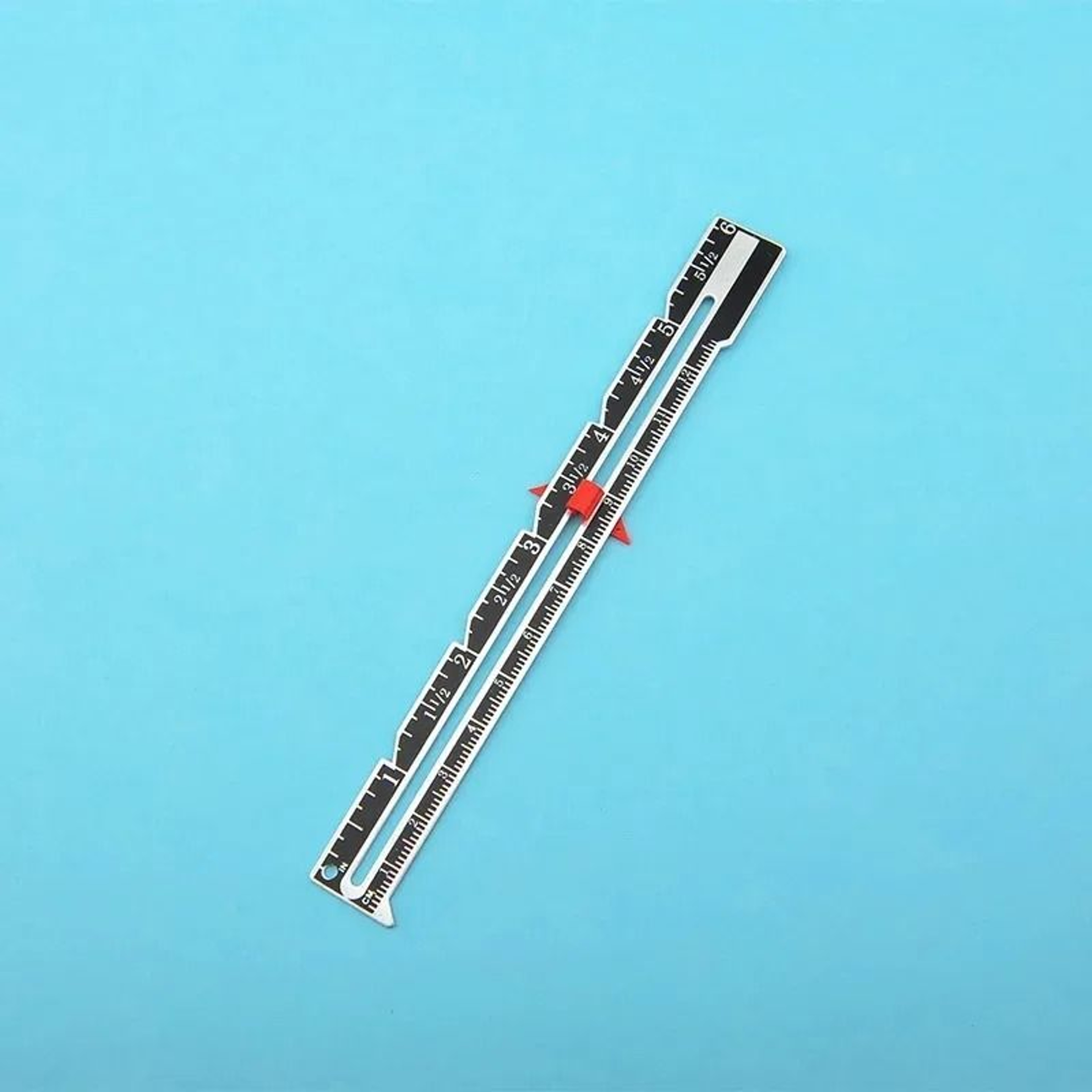 Metal Sliding Sewing Gauge For Quilting Hemming And Craft Measurements 1