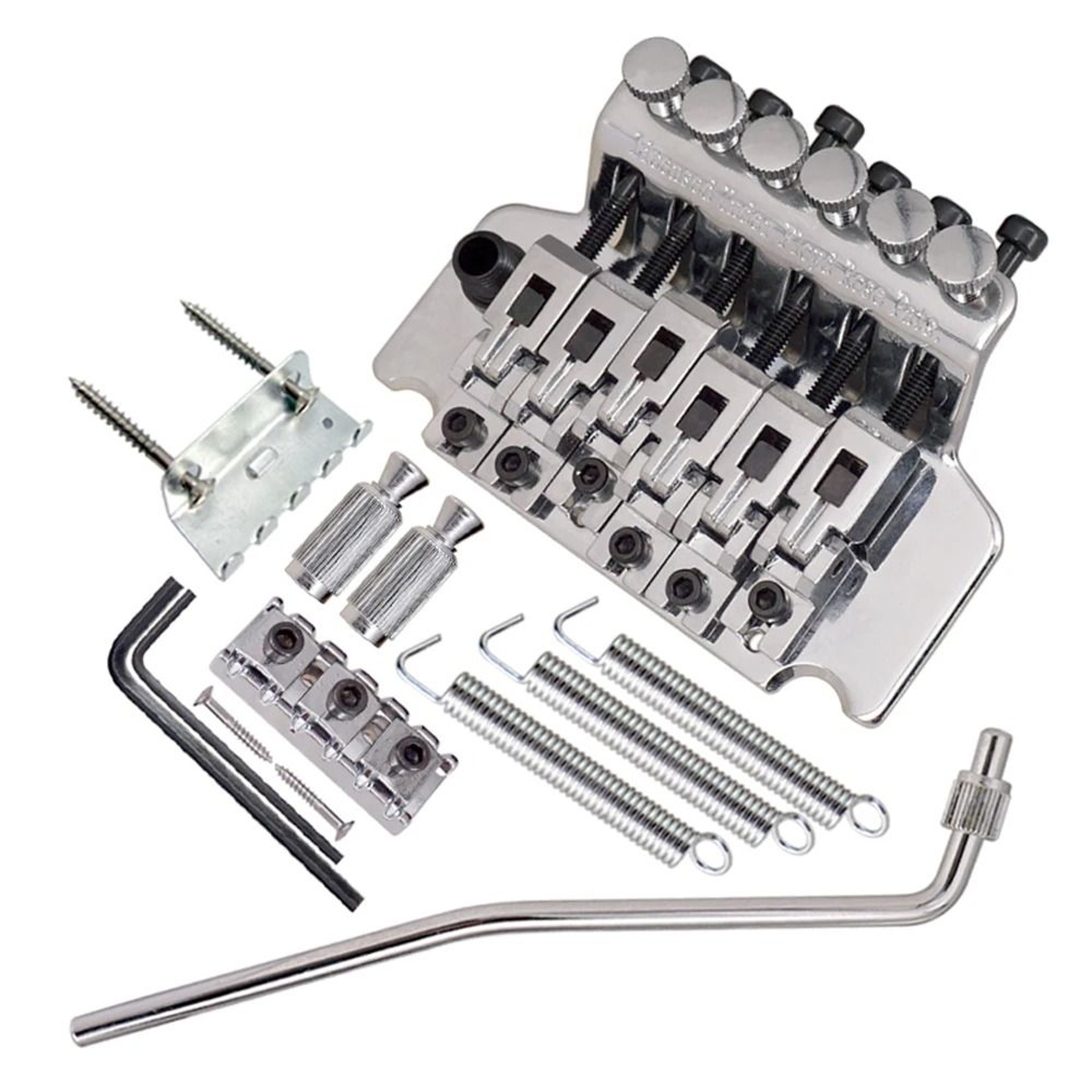 6String Roller Saddle Tremolo Bridge Tailpiece For Electric Guitar 3