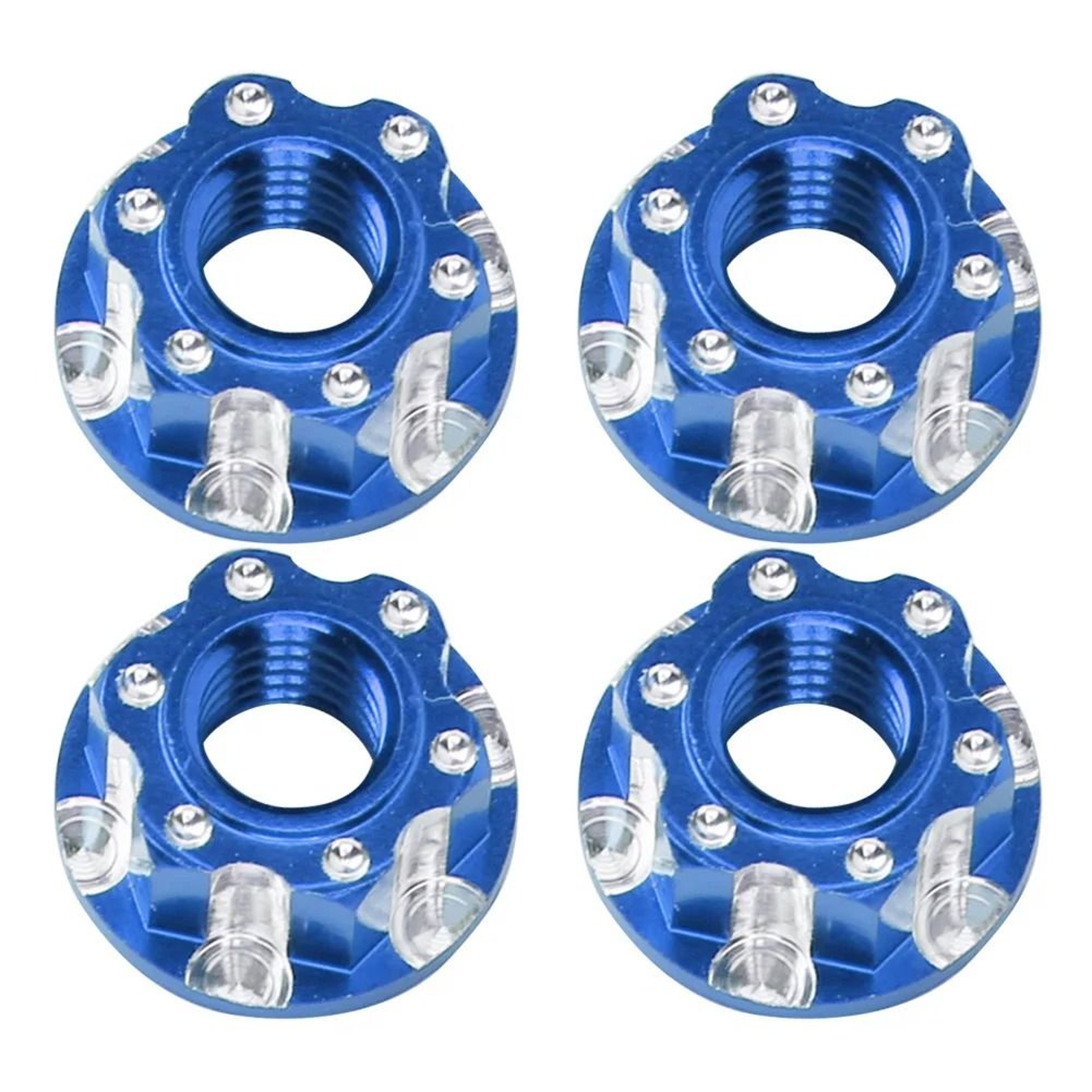 4PCS M4 Aluminum Hex Nuts For HSP D3 D4 110 RC Cars 3