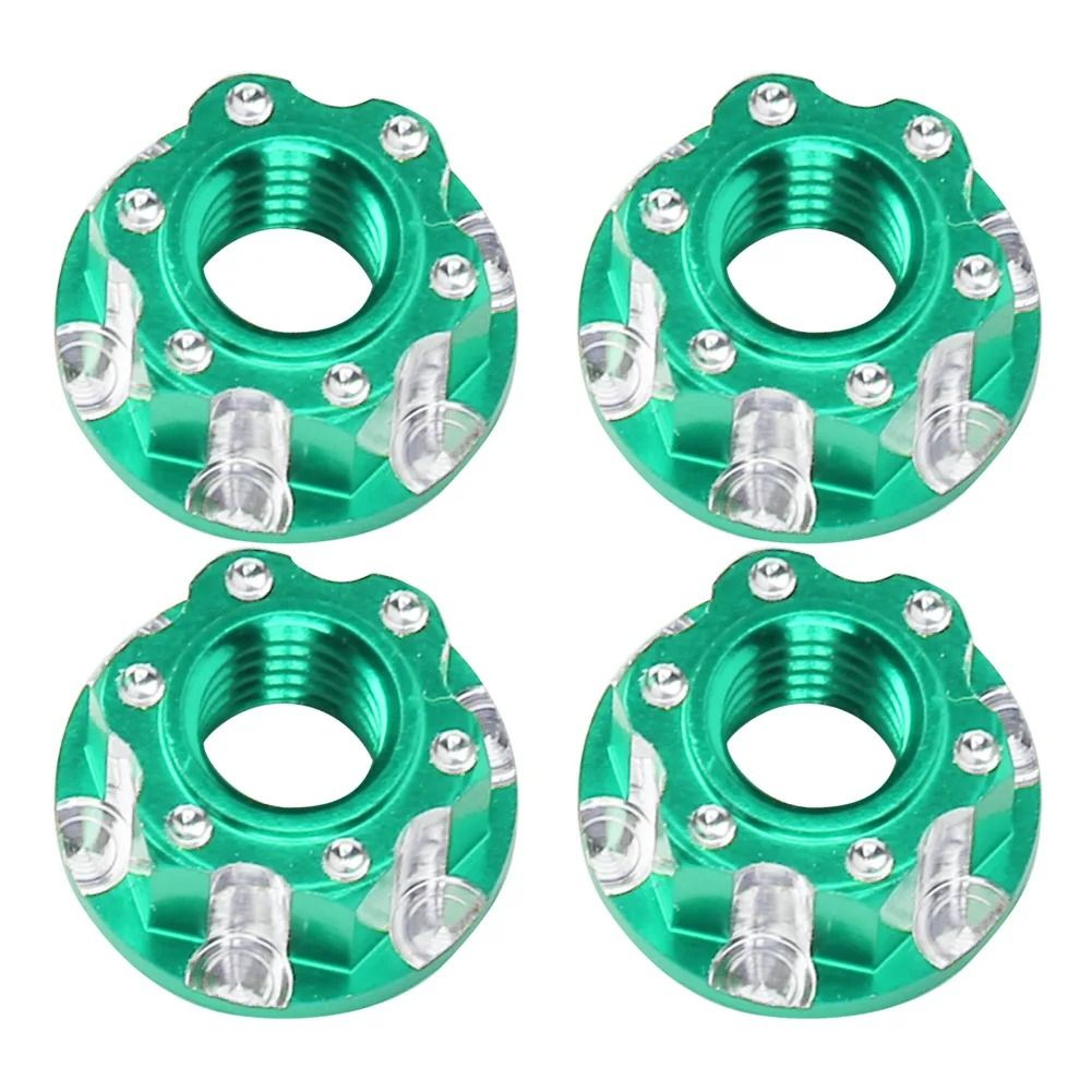 4PCS M4 Aluminum Hex Nuts For HSP D3 D4 110 RC Cars 5