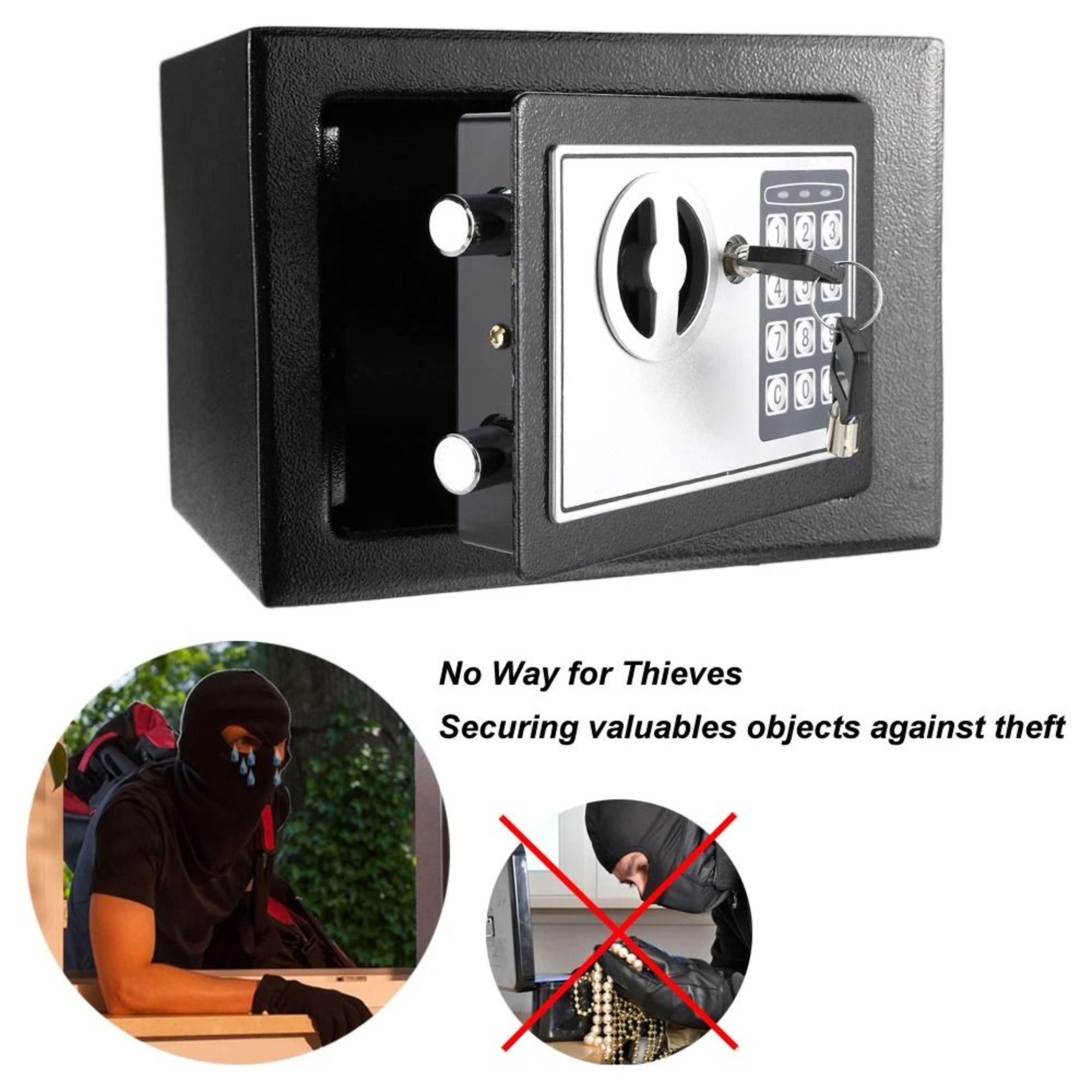 AllSteel Electronic Digital Keypad Safe Box For Home And Office 5