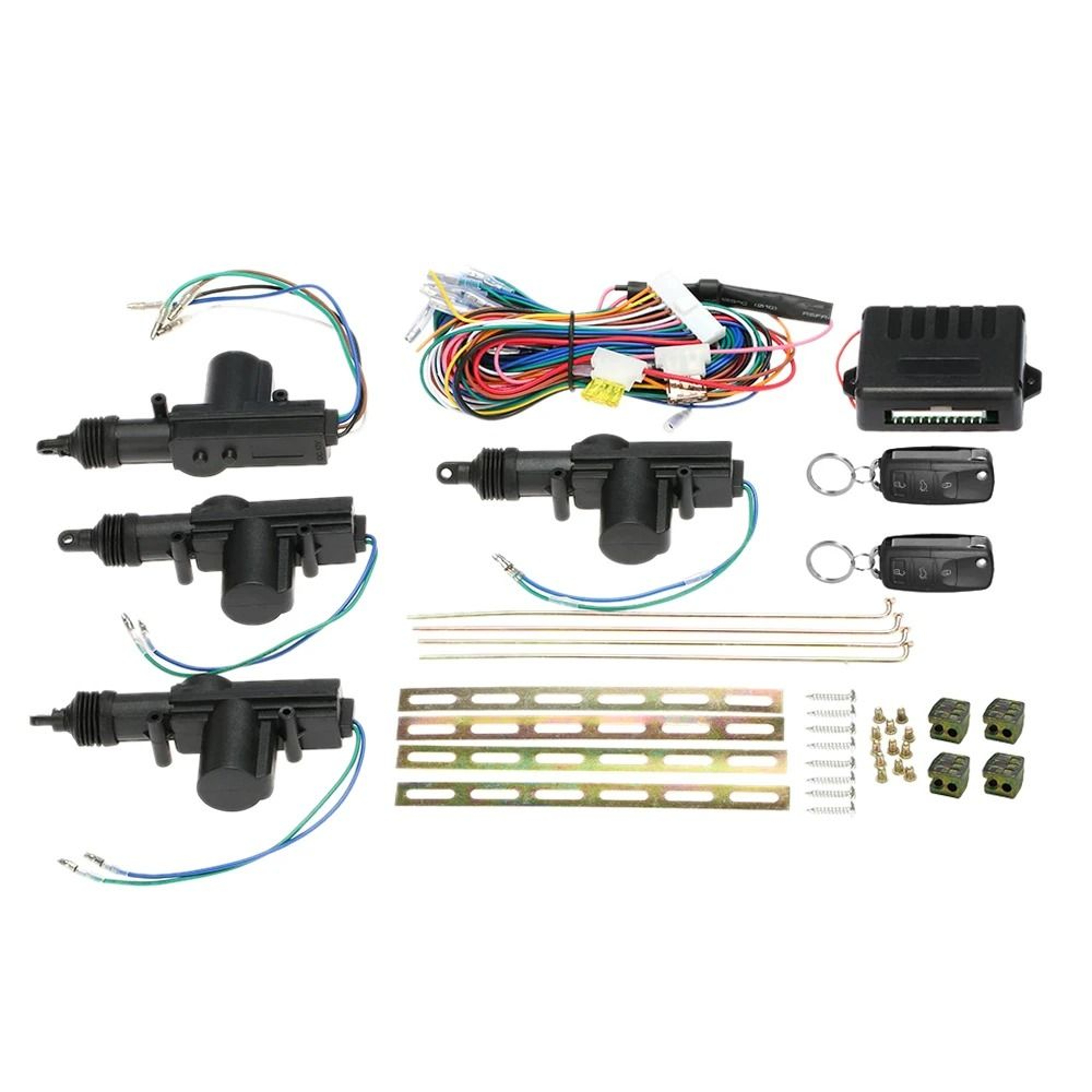 Universal Car Keyless Entry Central Locking Kit With Trunk Release 4