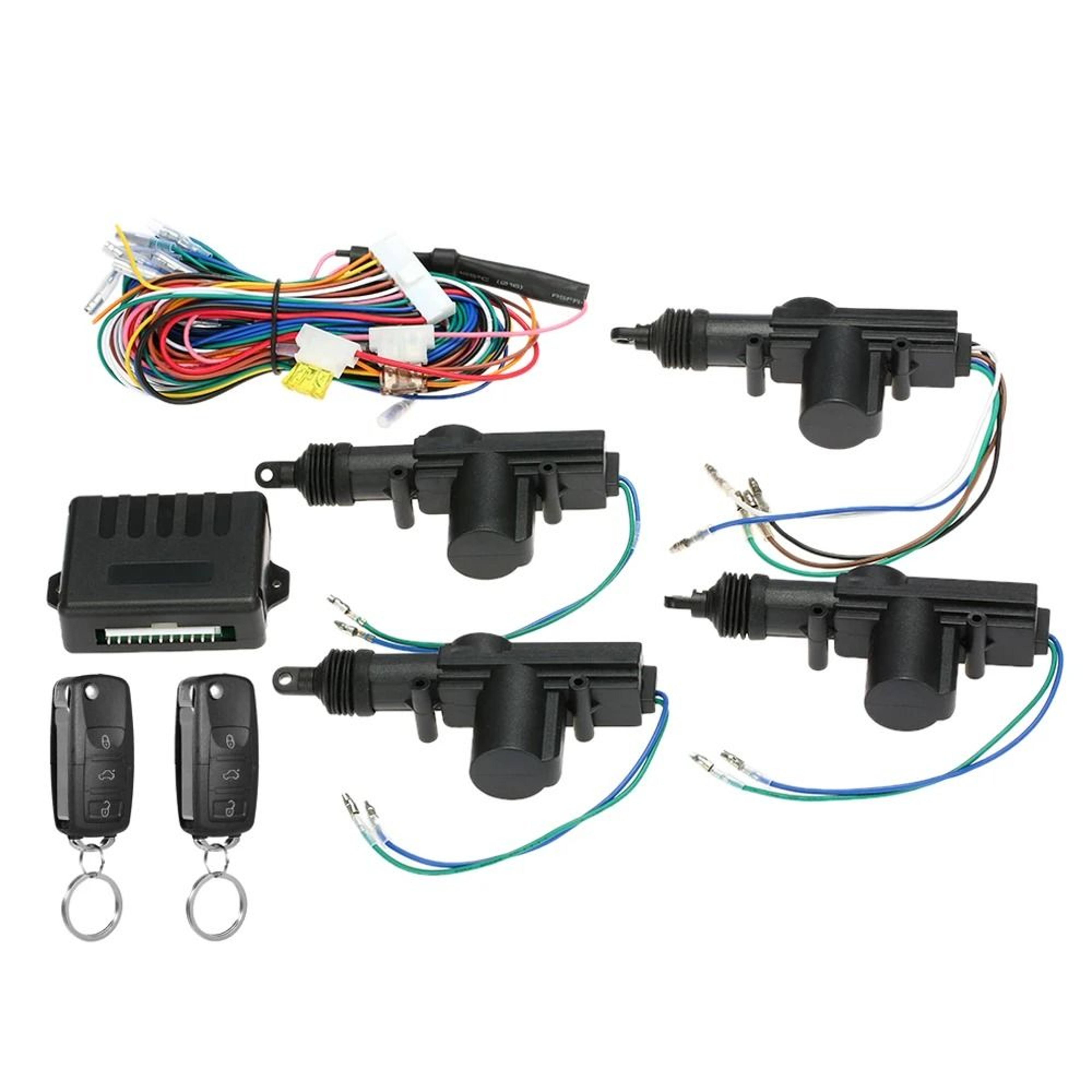Universal Car Keyless Entry Central Locking Kit With Trunk Release 5