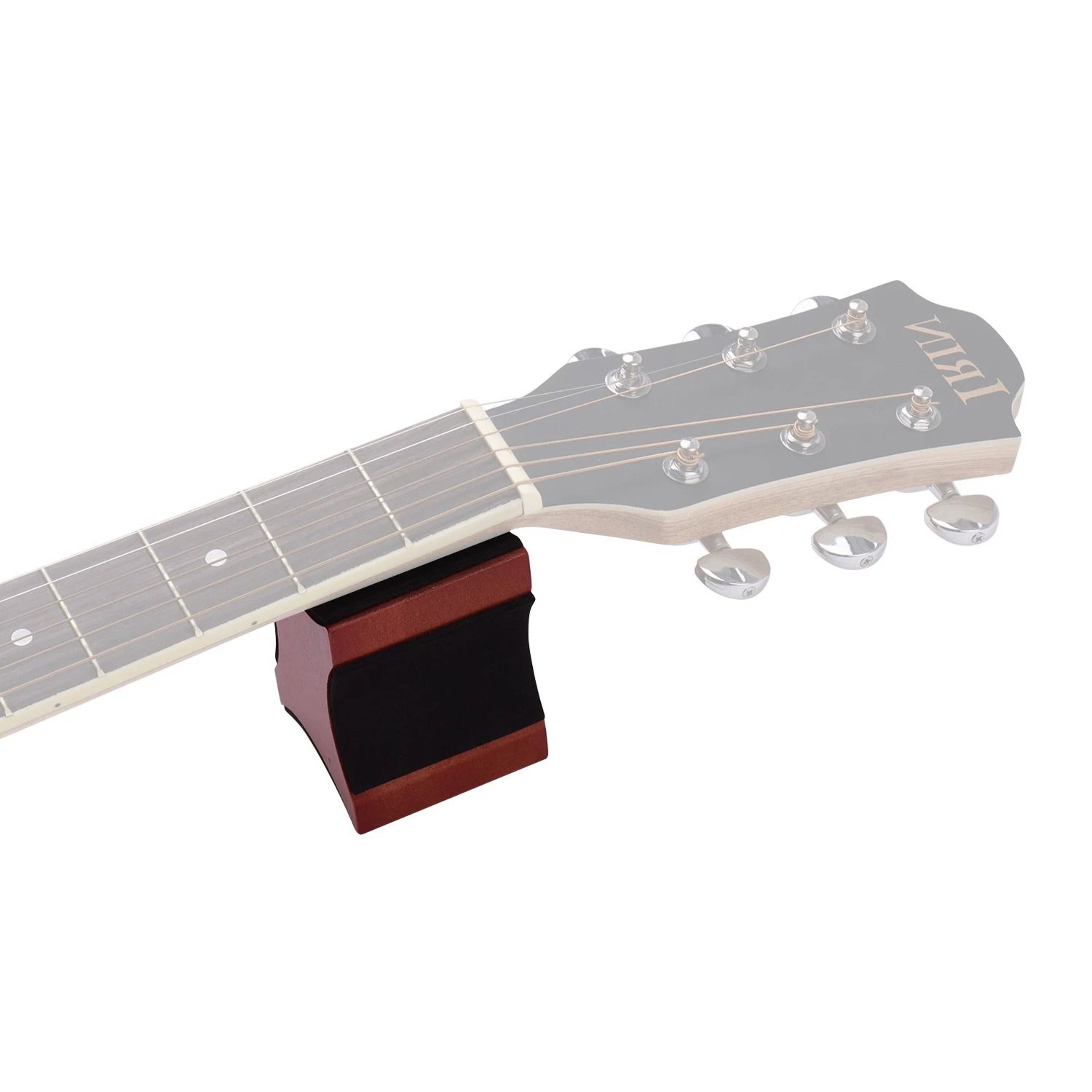 Mahogany Guitar Neck Rest DualHeight Luthier Support For Guitar Bass And Mandolin 5