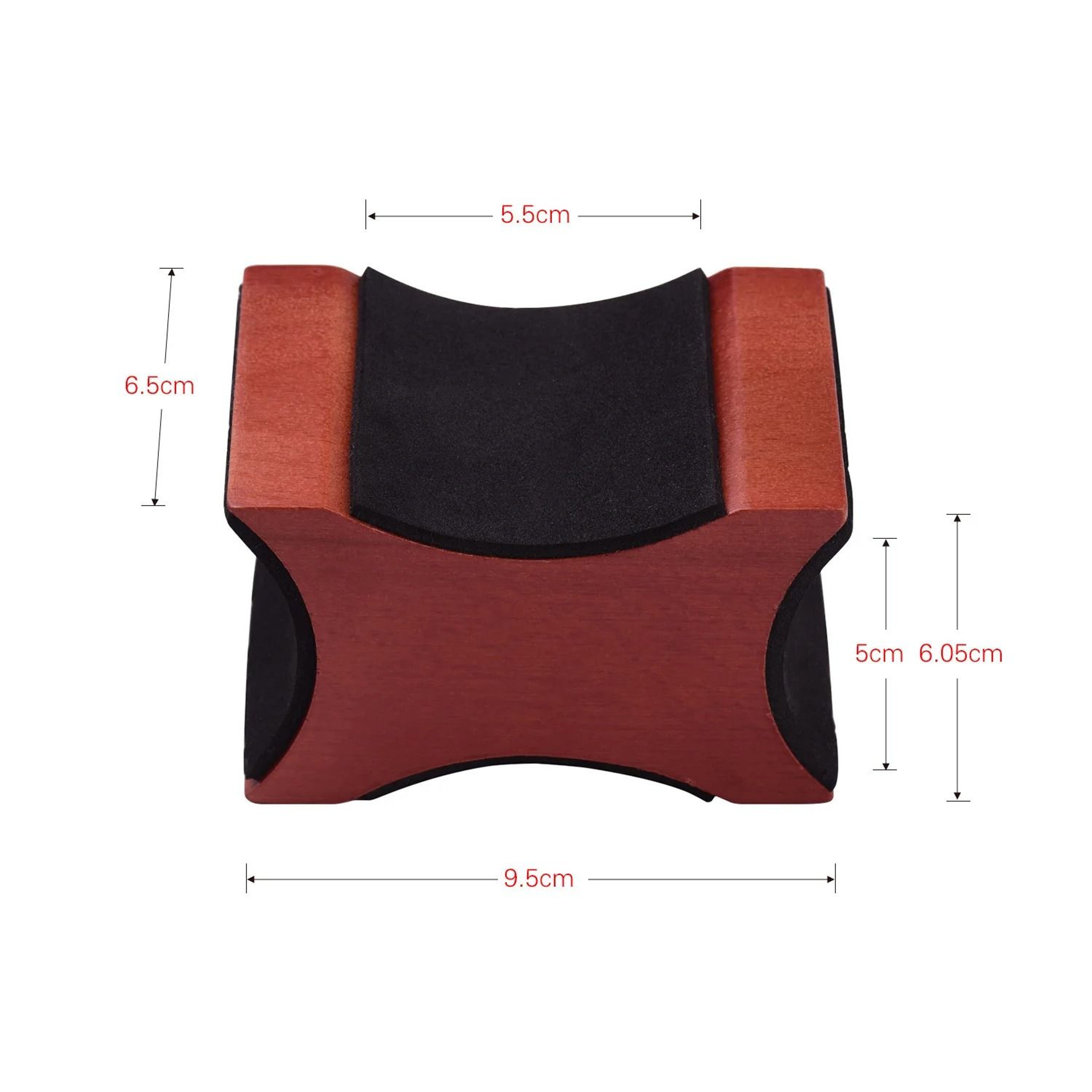 Mahogany Guitar Neck Rest DualHeight Luthier Support For Guitar Bass And Mandolin 1