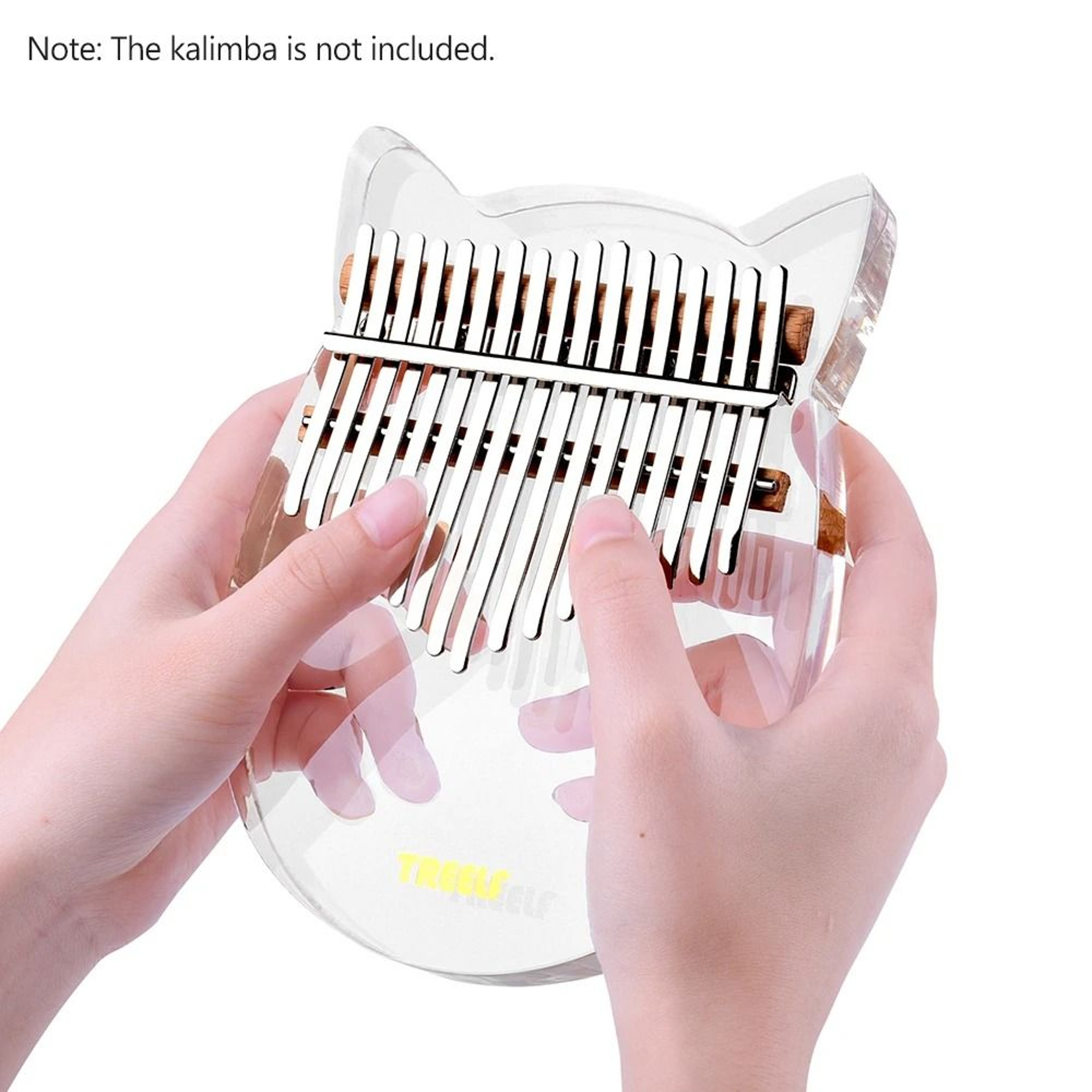 LINGTING 17Key Kalimba Replacement Keys Manganese Steel Tines With Note Stickers 4