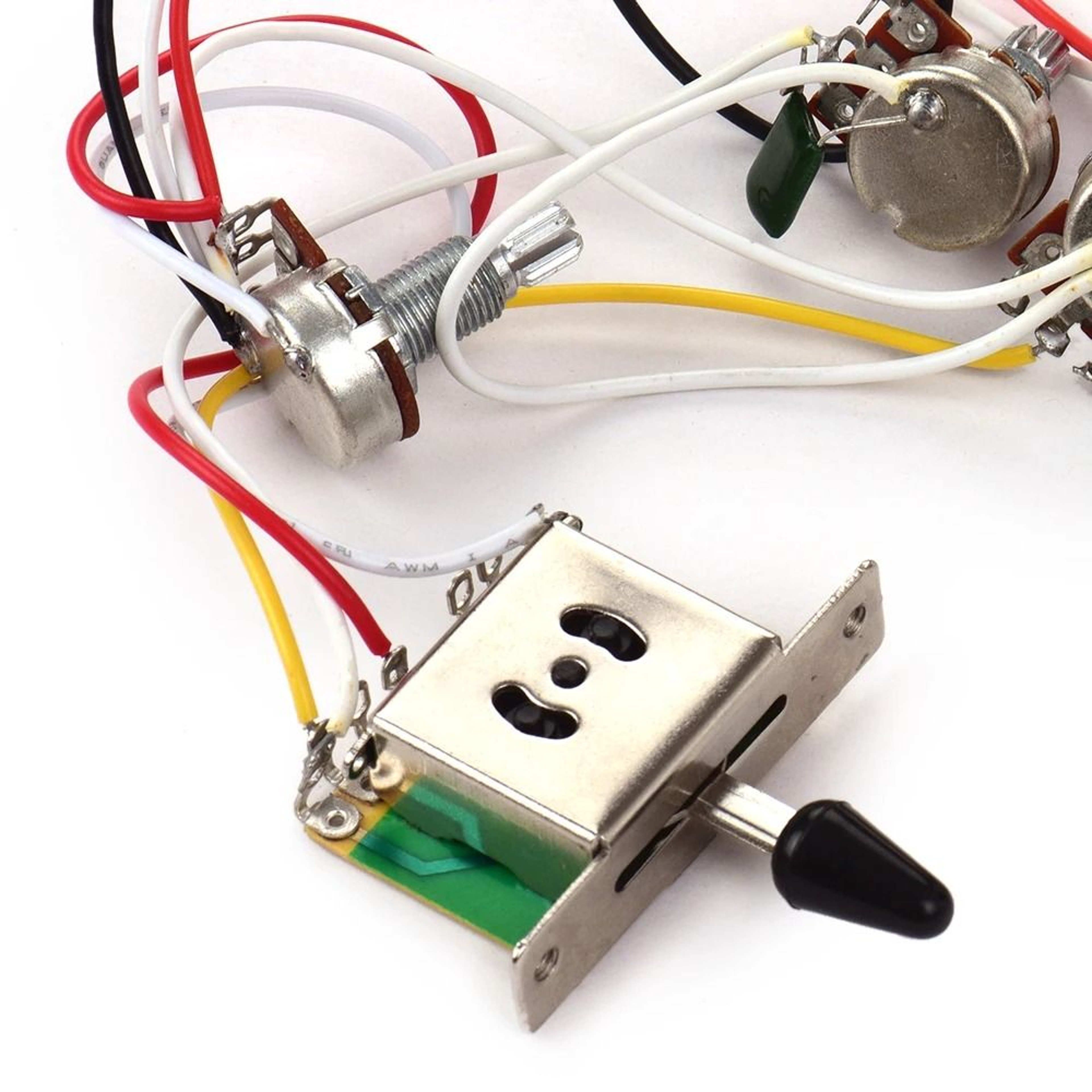 500K Stratocaster Wiring Harness With 5Way Switch 1 Volume 2 Tone And Output Jack 0