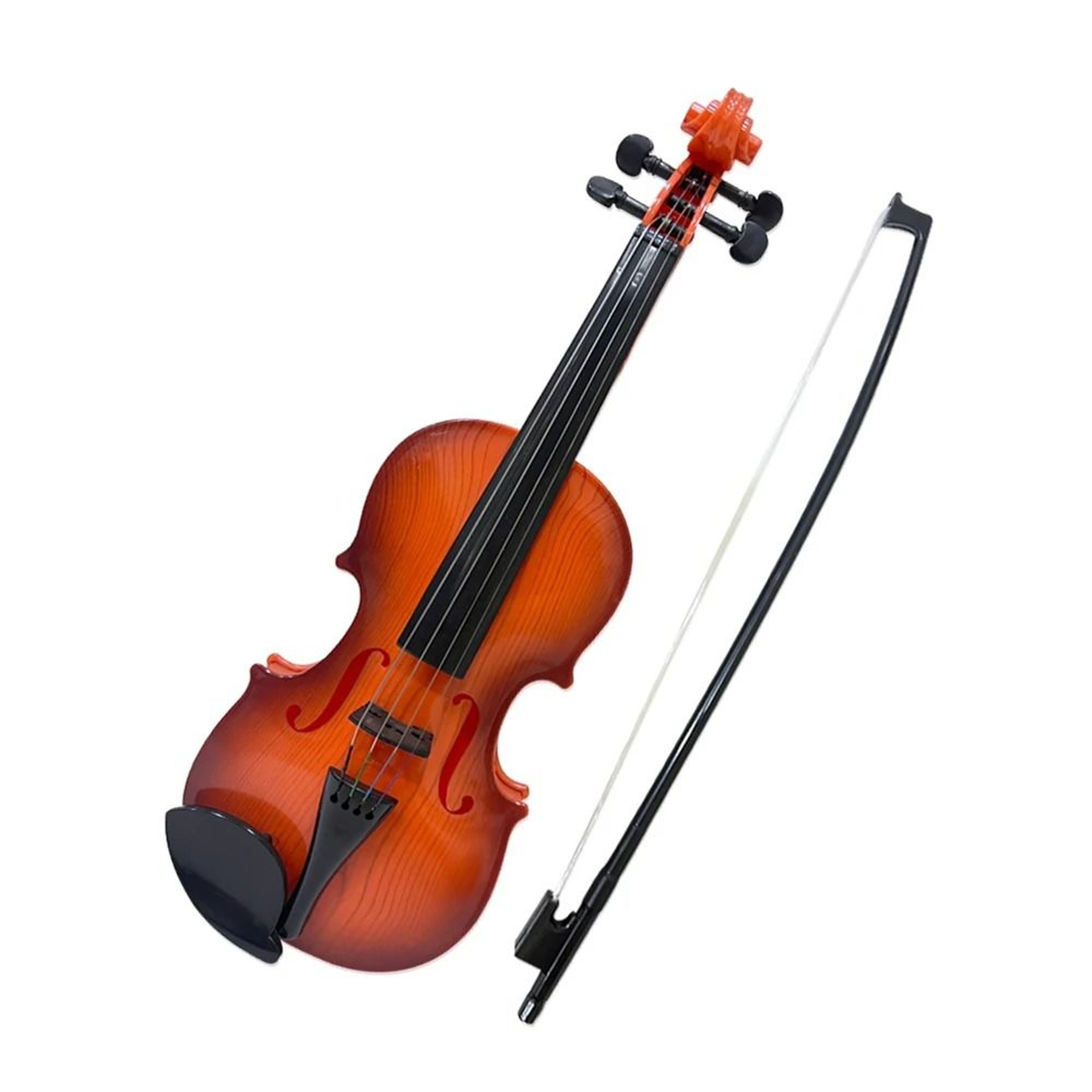 Beginner Simulated Violin Kit With Adjustable Strings And Bow For Practice And Performance Props 7