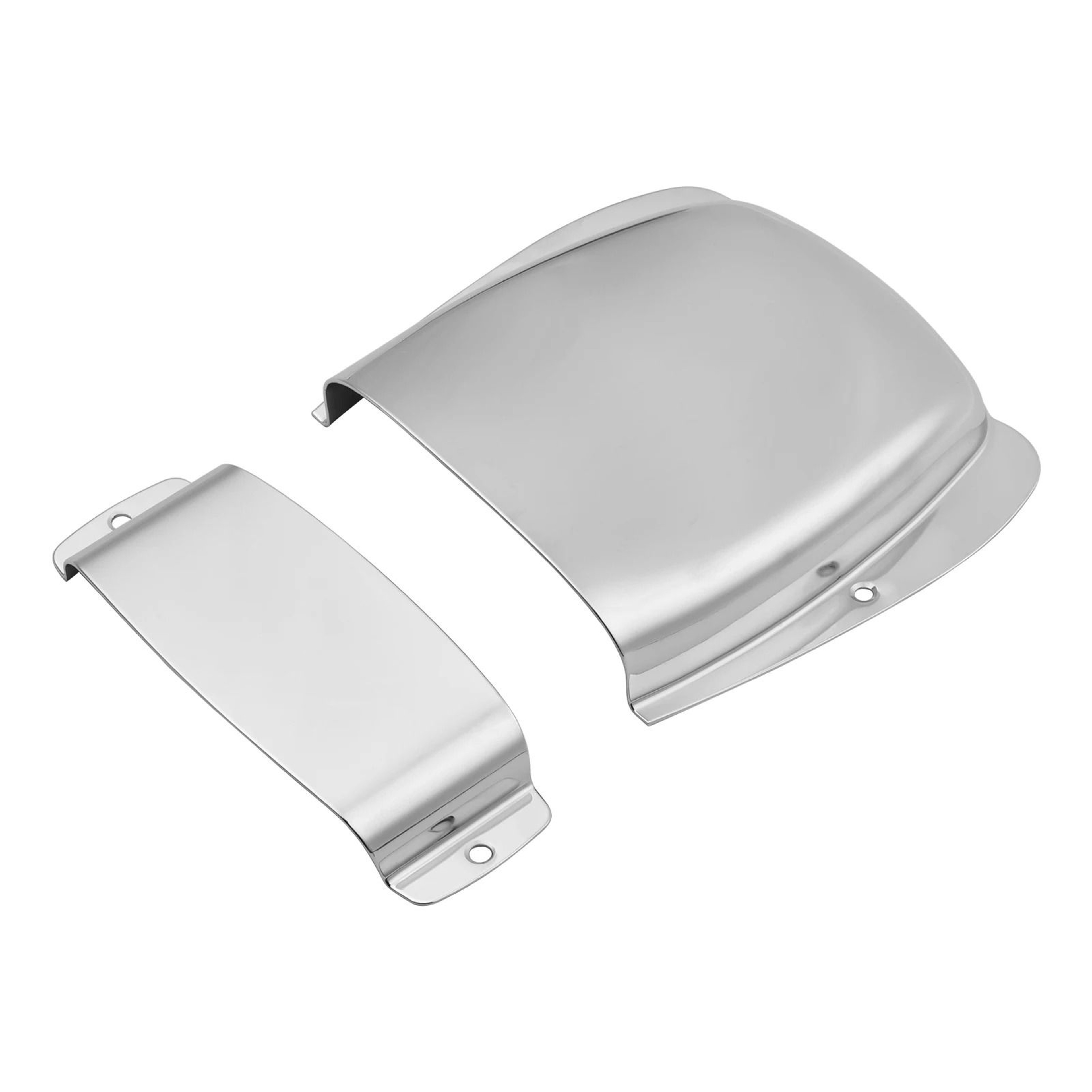 Chrome Bass Pickup Cover Set With Bridge Protector For JBStyle Electric Bass 2