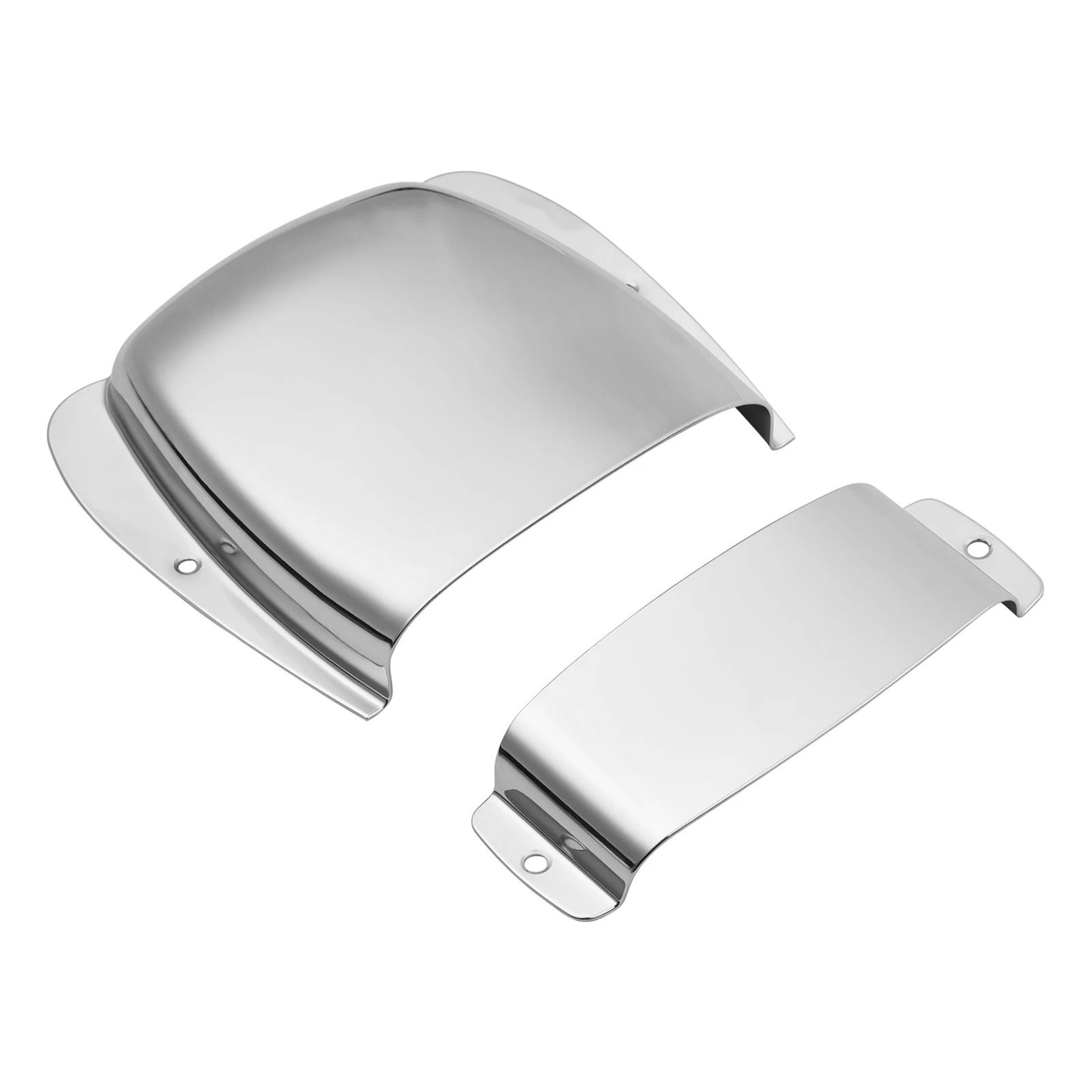 Chrome Bass Pickup Cover Set With Bridge Protector For JBStyle Electric Bass 3