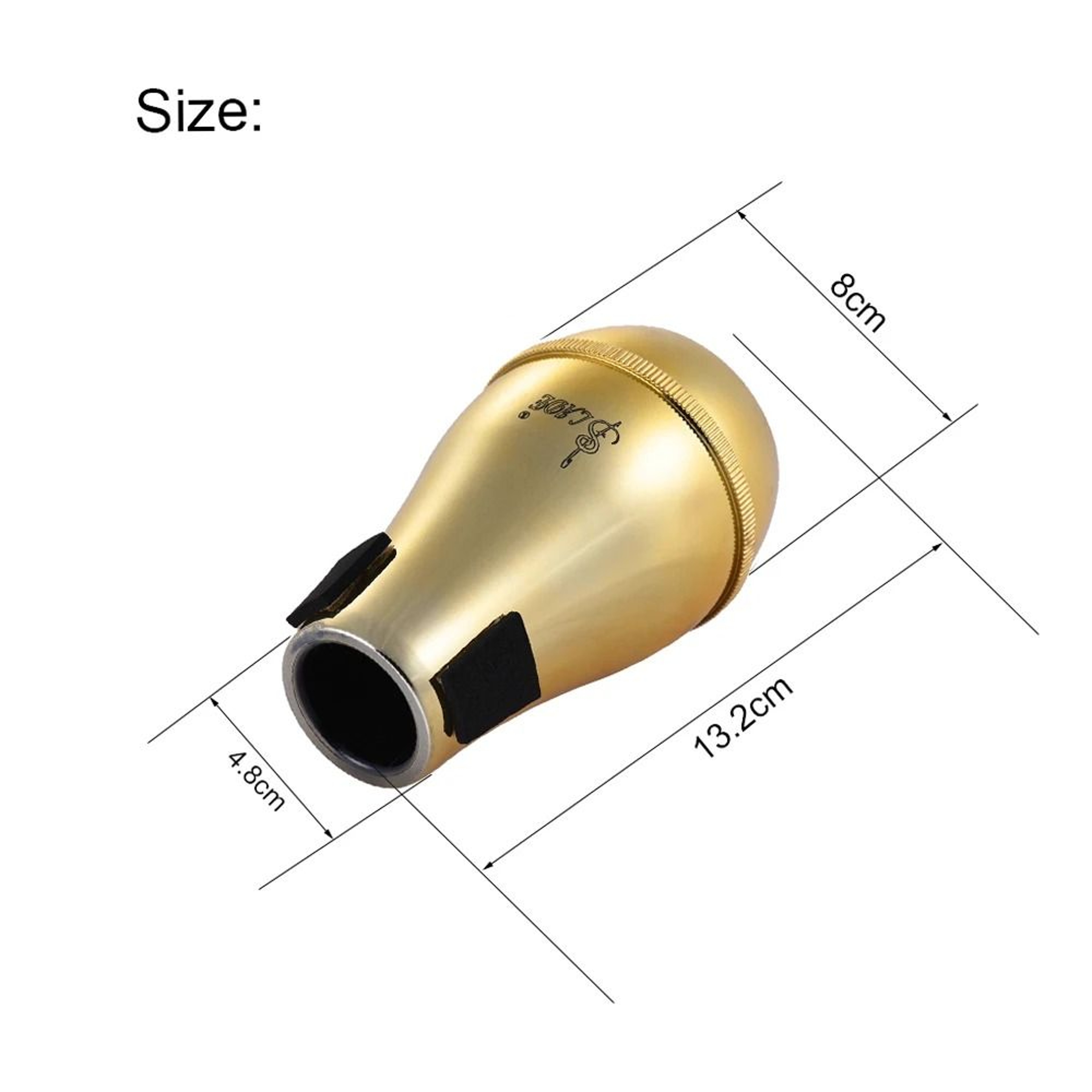 Lightweight Trombone Practice Mute ABS Straight Mute For Alto And Tenor Trombone 5