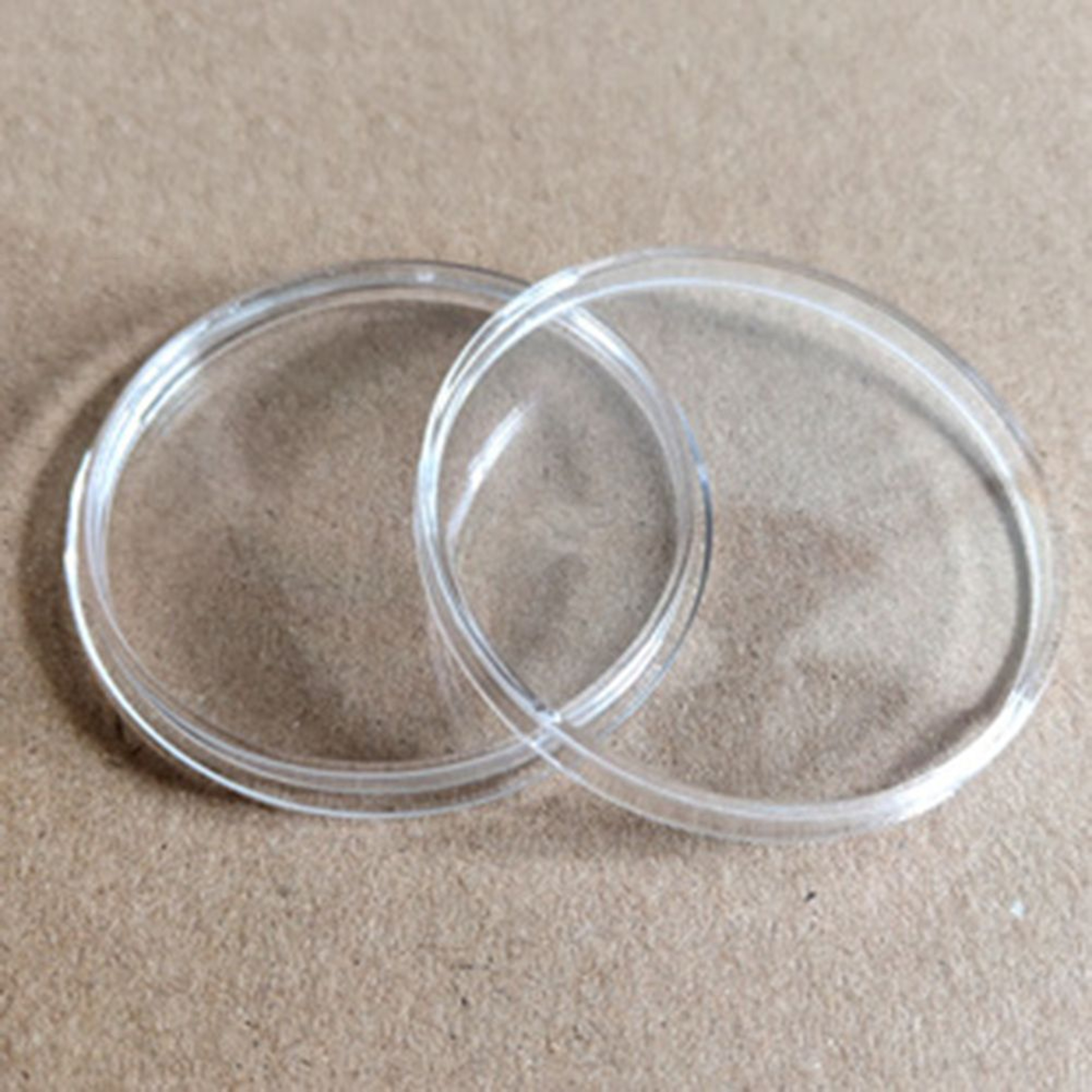 510Piece 40mm Coin Display Capsules Clear Acrylic Cases With Adjustable Size Inserts 9