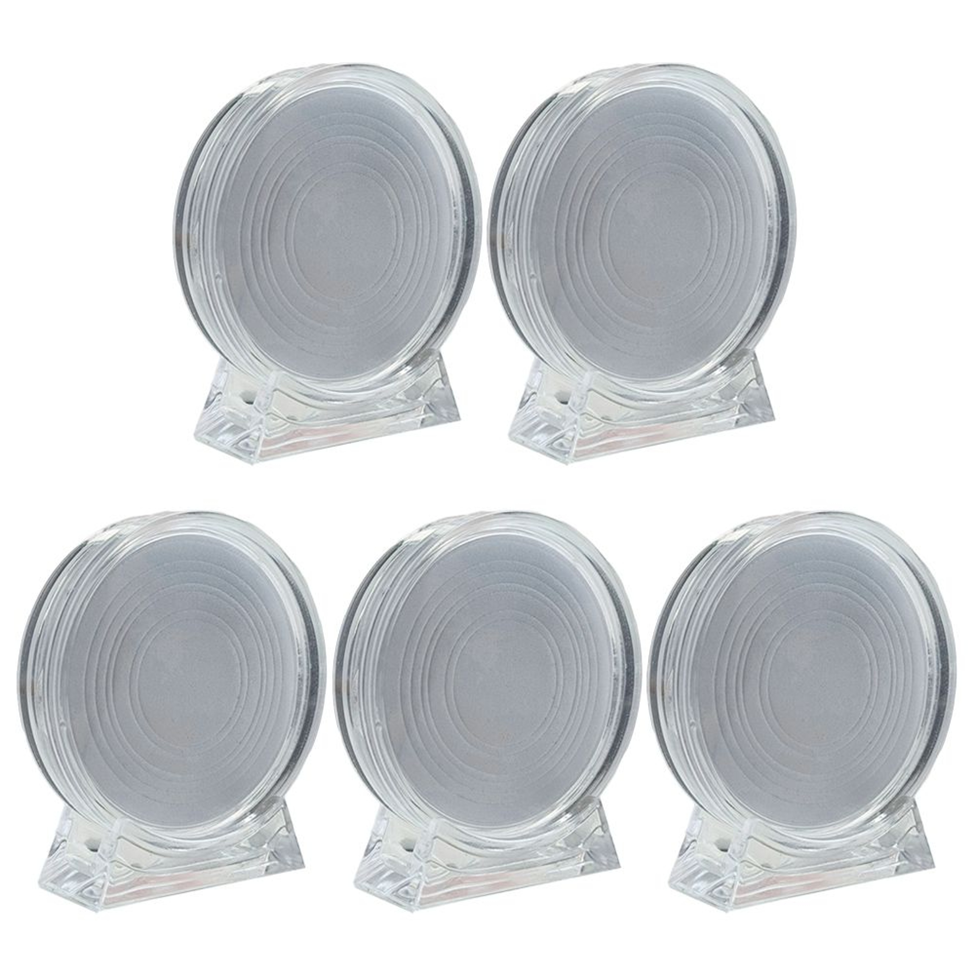 510Piece 40mm Coin Display Capsules Clear Acrylic Cases With Adjustable Size Inserts 1