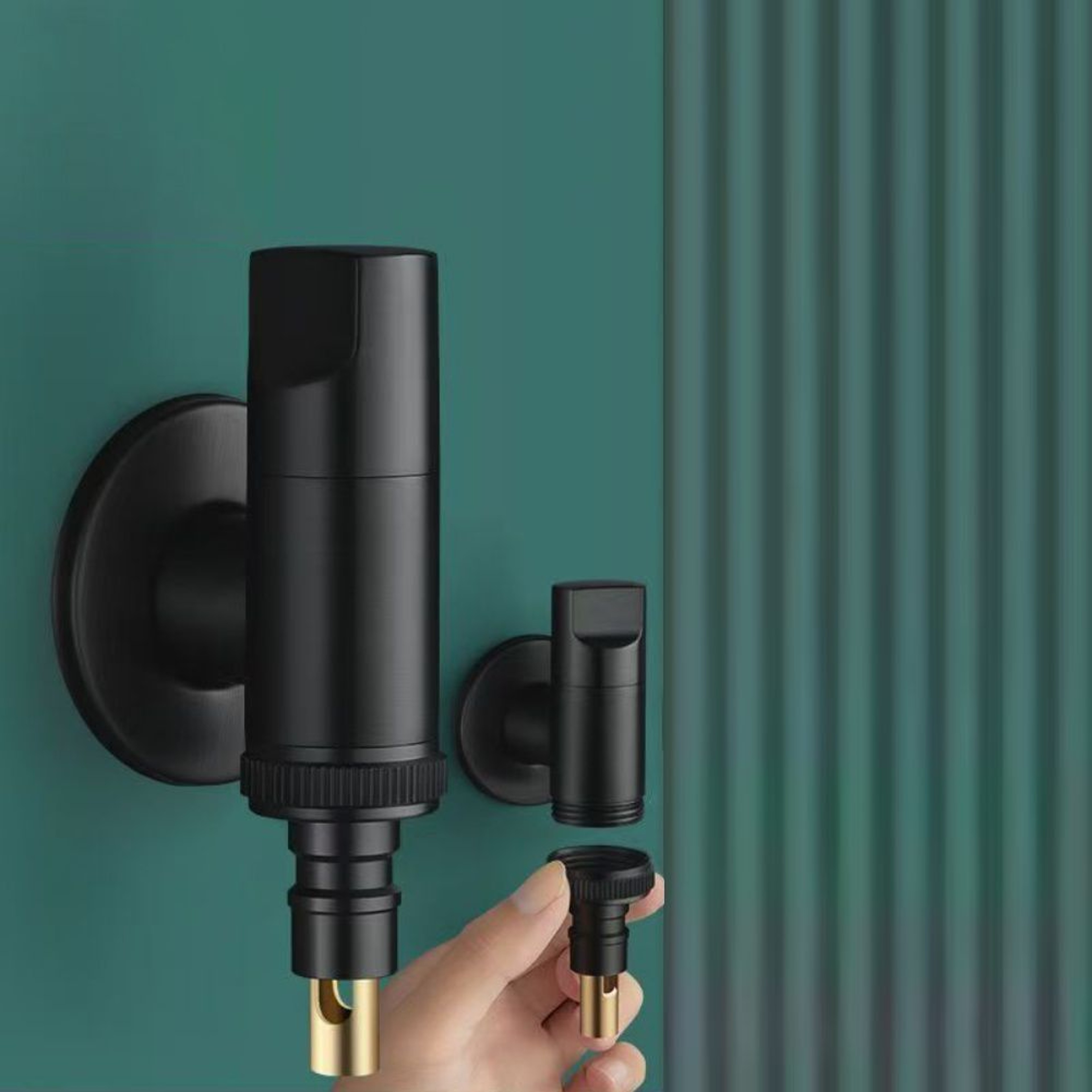 G12 Stainless Steel Angle Valve QuickOpen Water Stop Valve For Washing Machines And Bathrooms 2