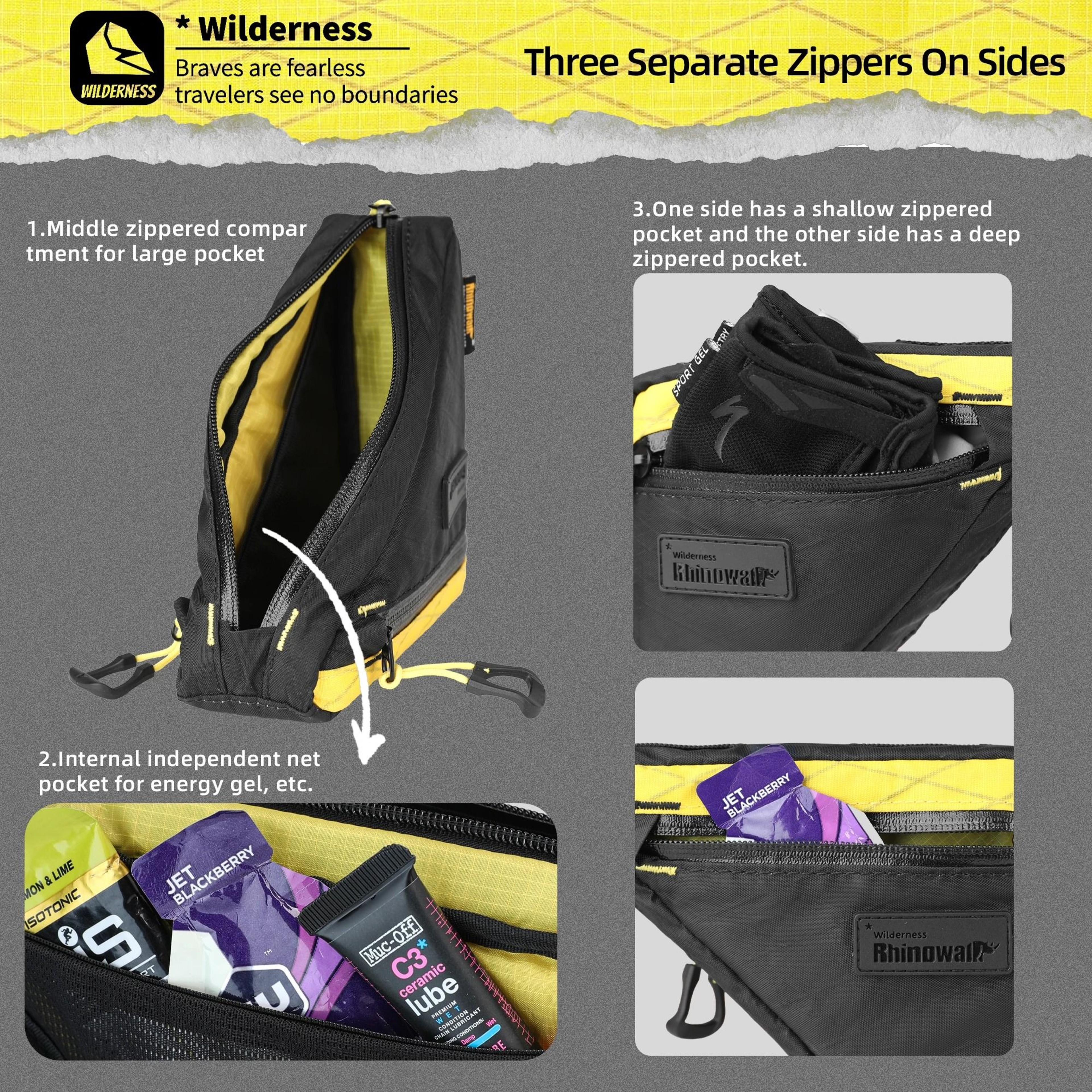 4L WaterResistant Bike Frame Bag Slim Triangle Storage For MTB Road And Gravel Bikes 4