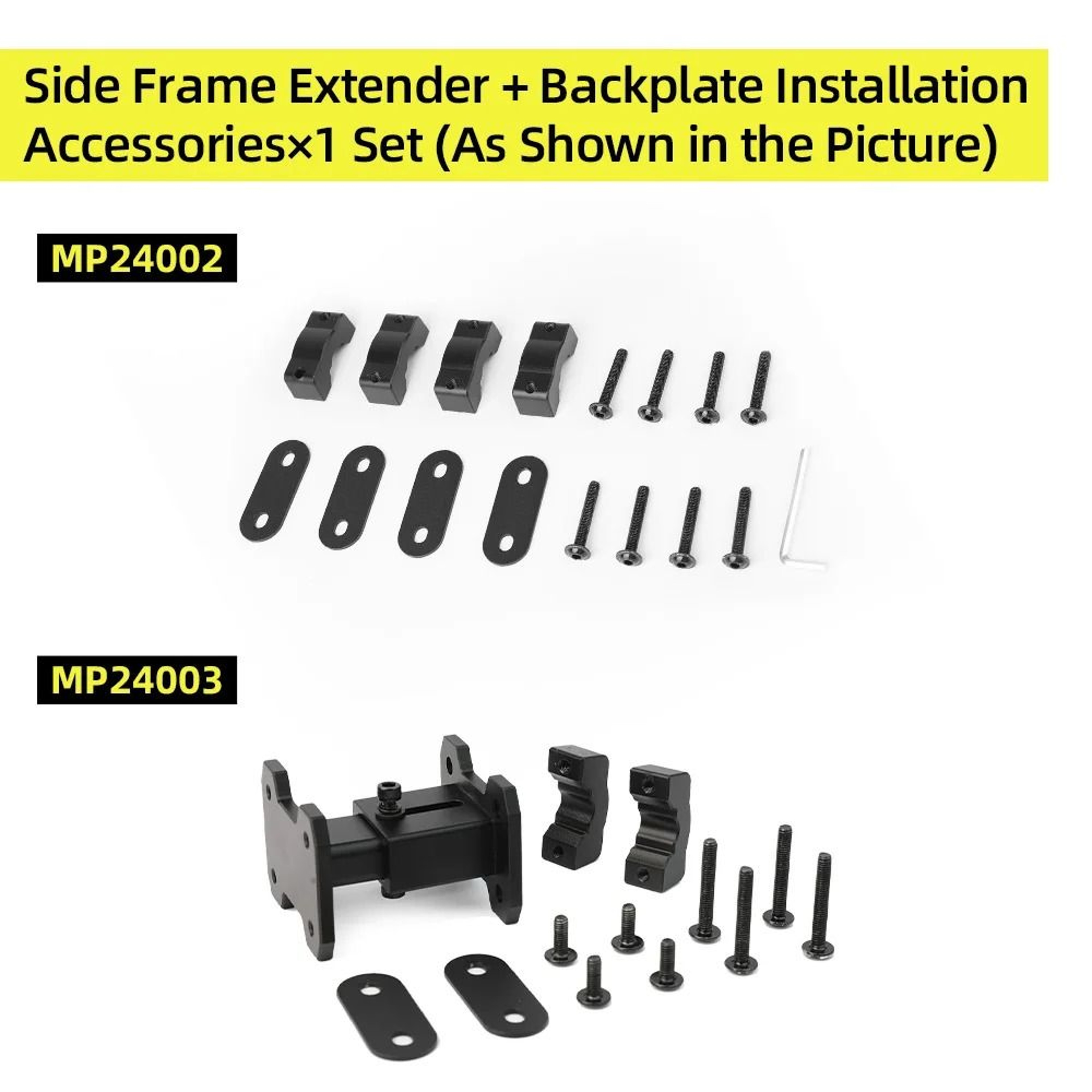 Motorcycle Side Rack Extender For Uneven Pannier Mounting And Exhaust Clearance 4