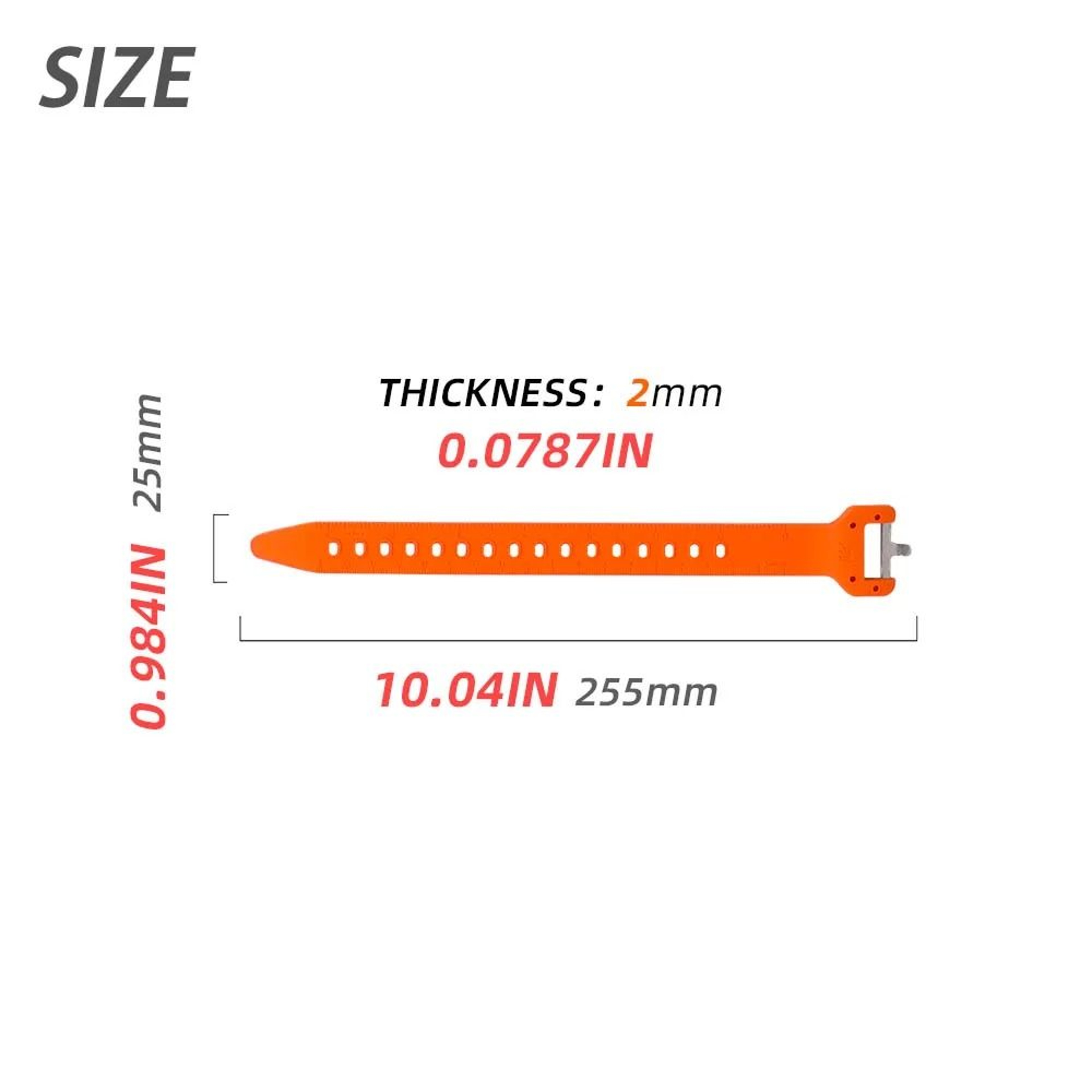 41cm TPU Elastic Gear Strap Adjustable Bike And Motorcycle Securing Tie 12