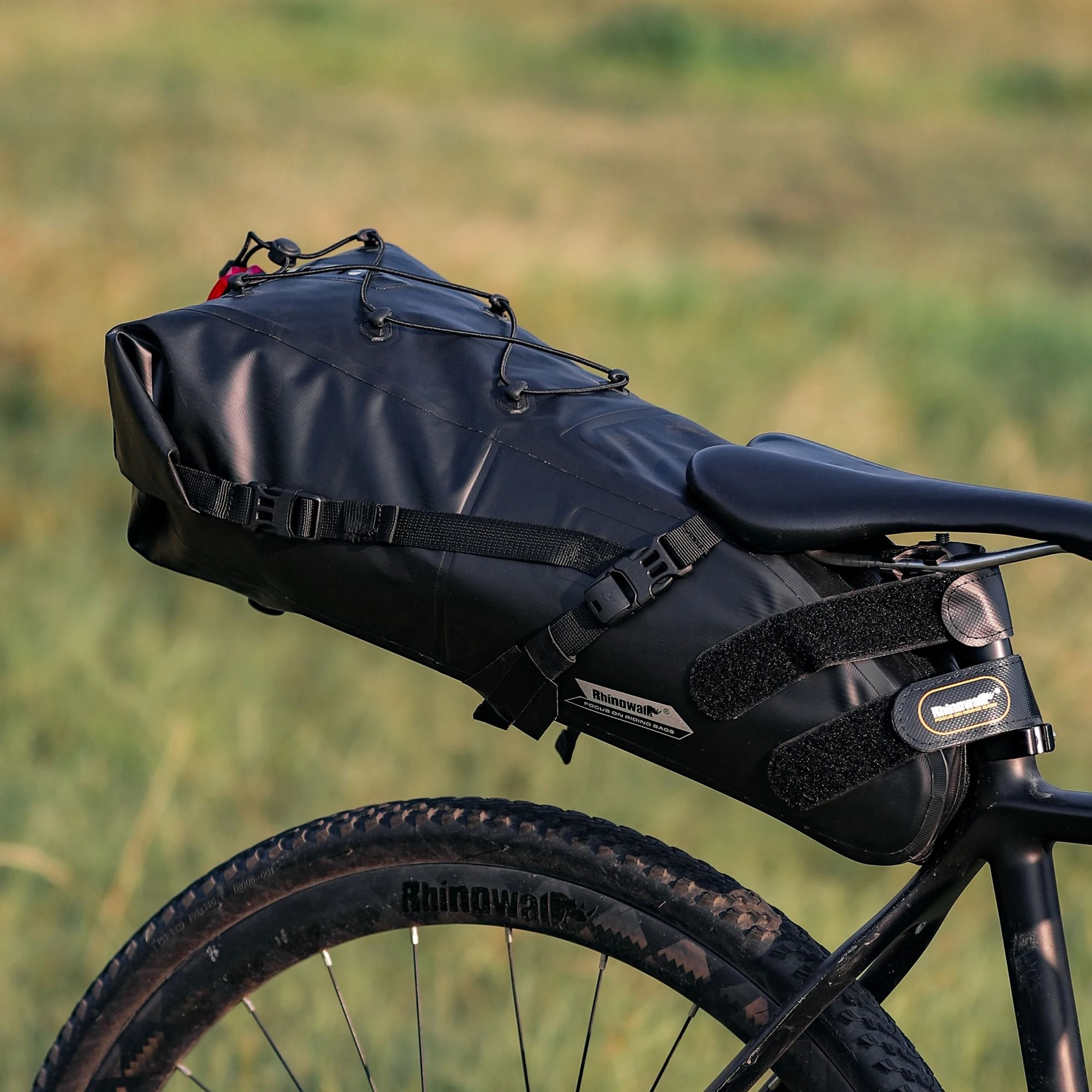 5L13L Waterproof Bike Saddle Bag Large Capacity Cycling Seat Pack 0