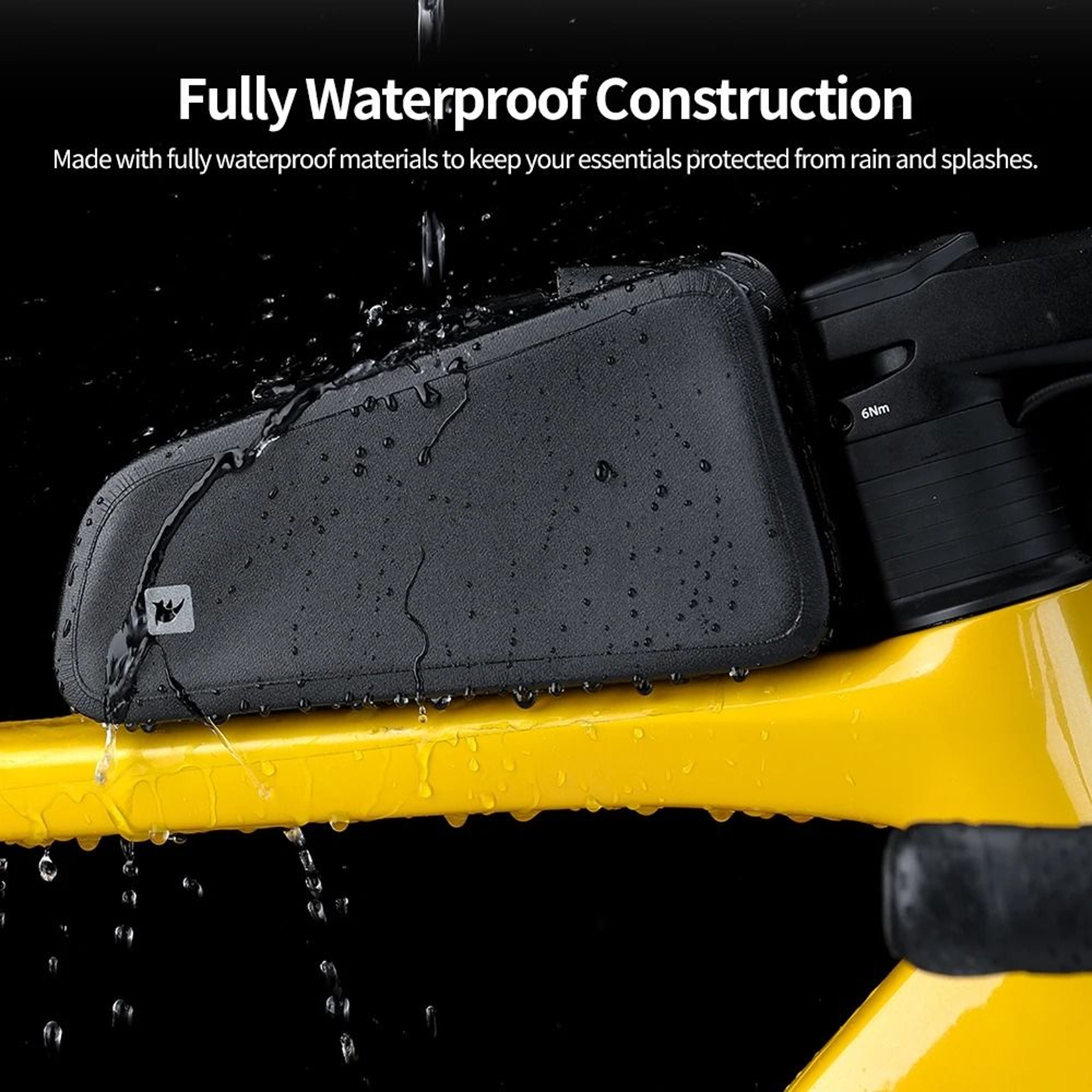 12L Bike Top Tube Bag WaterResistant DualMount Frame Pack 3