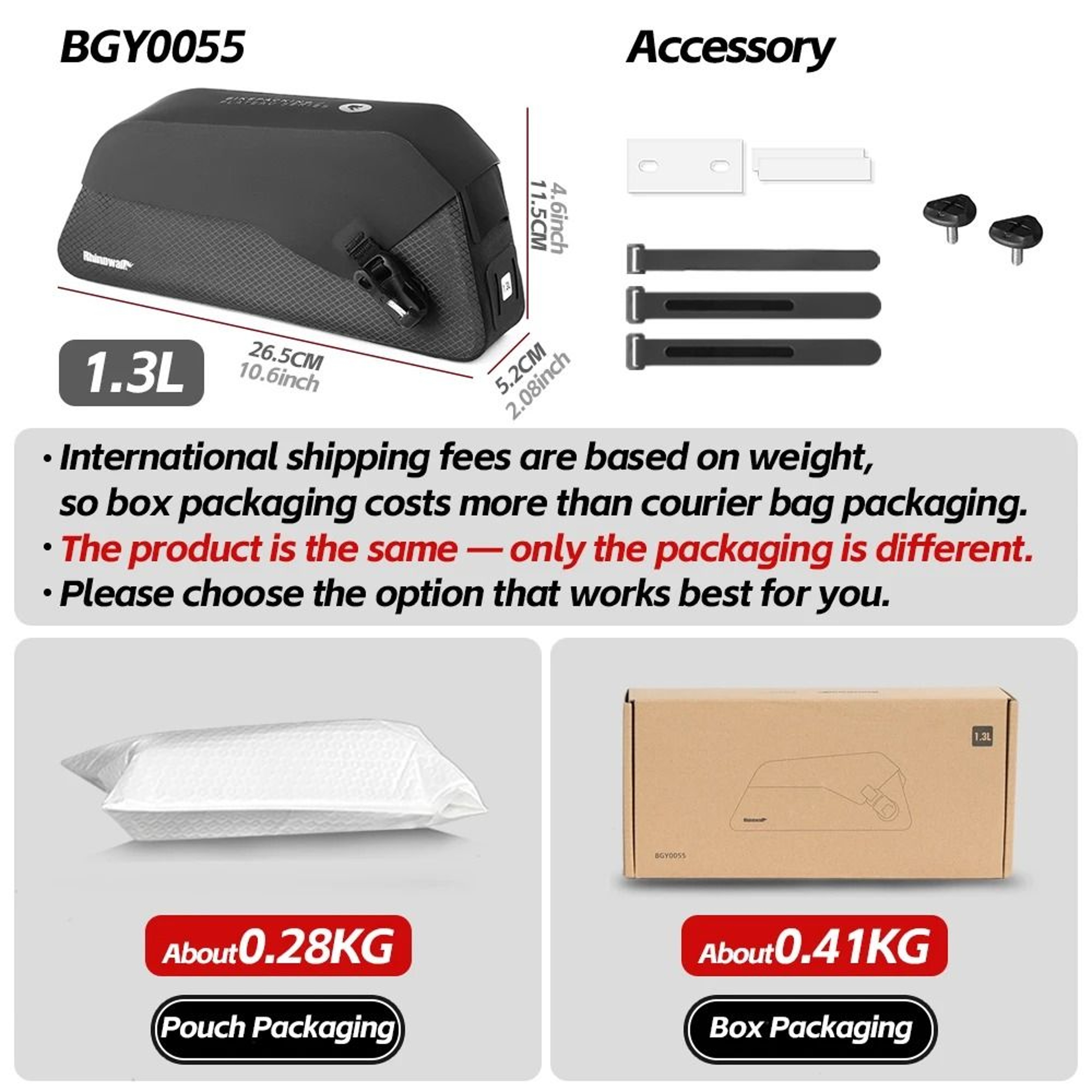 Magnetic Bike Top Tube Bag IPX4 QuickAccess Frame Pack 3
