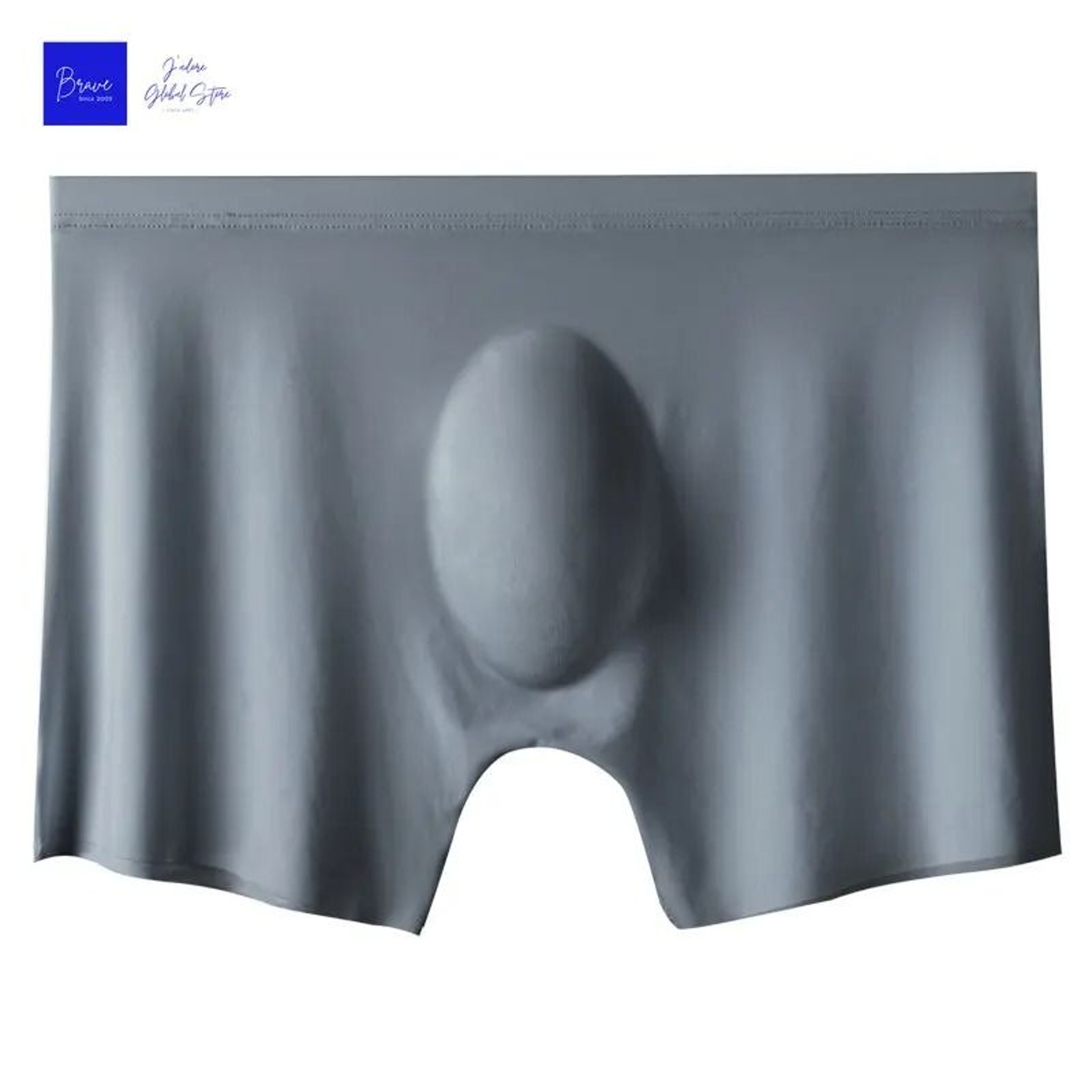 Mens Ice Silk Boxer Briefs Seamless Breathable Underwear 5