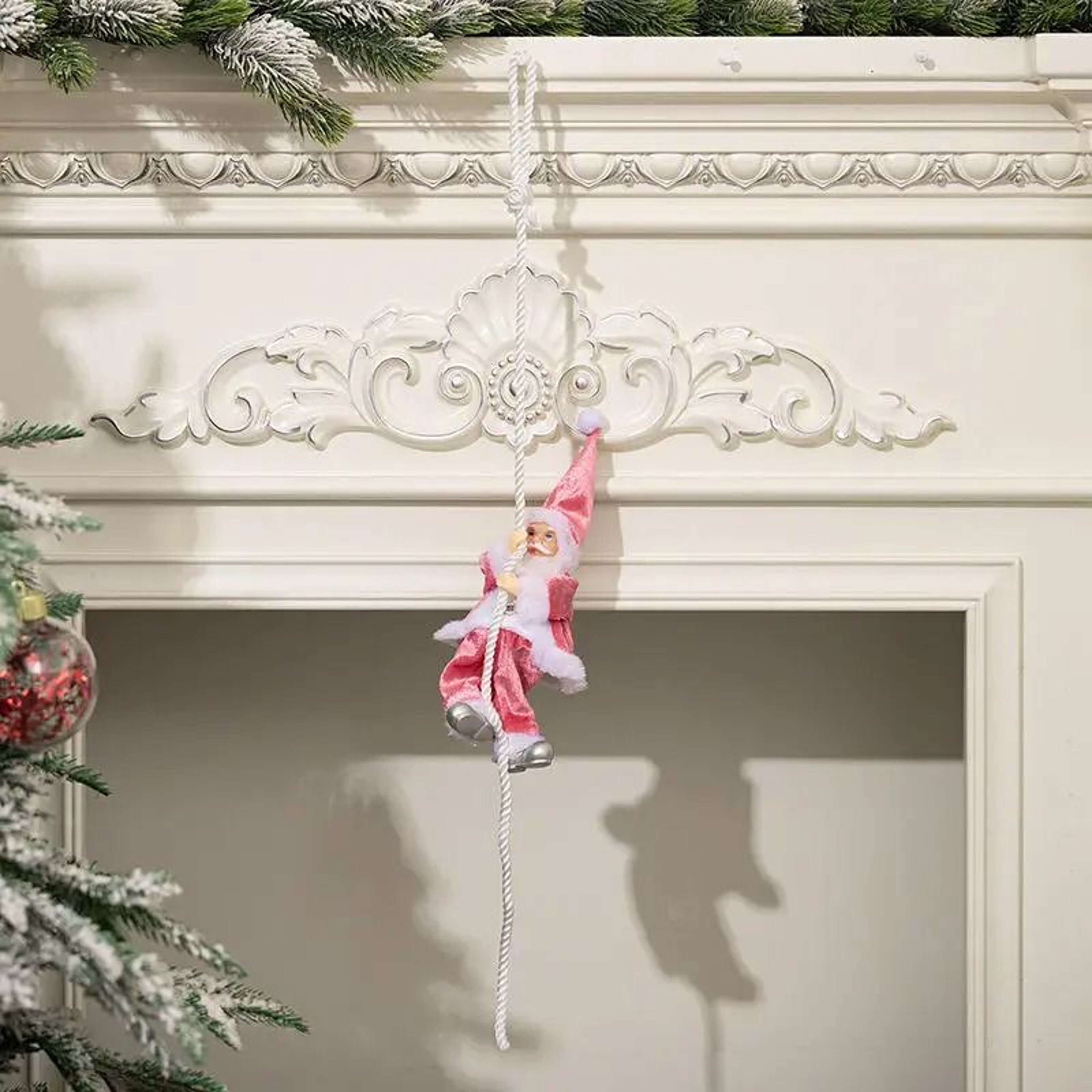 Santa Claus Christmas Tree Ornament Hanging Holiday Pendant 6