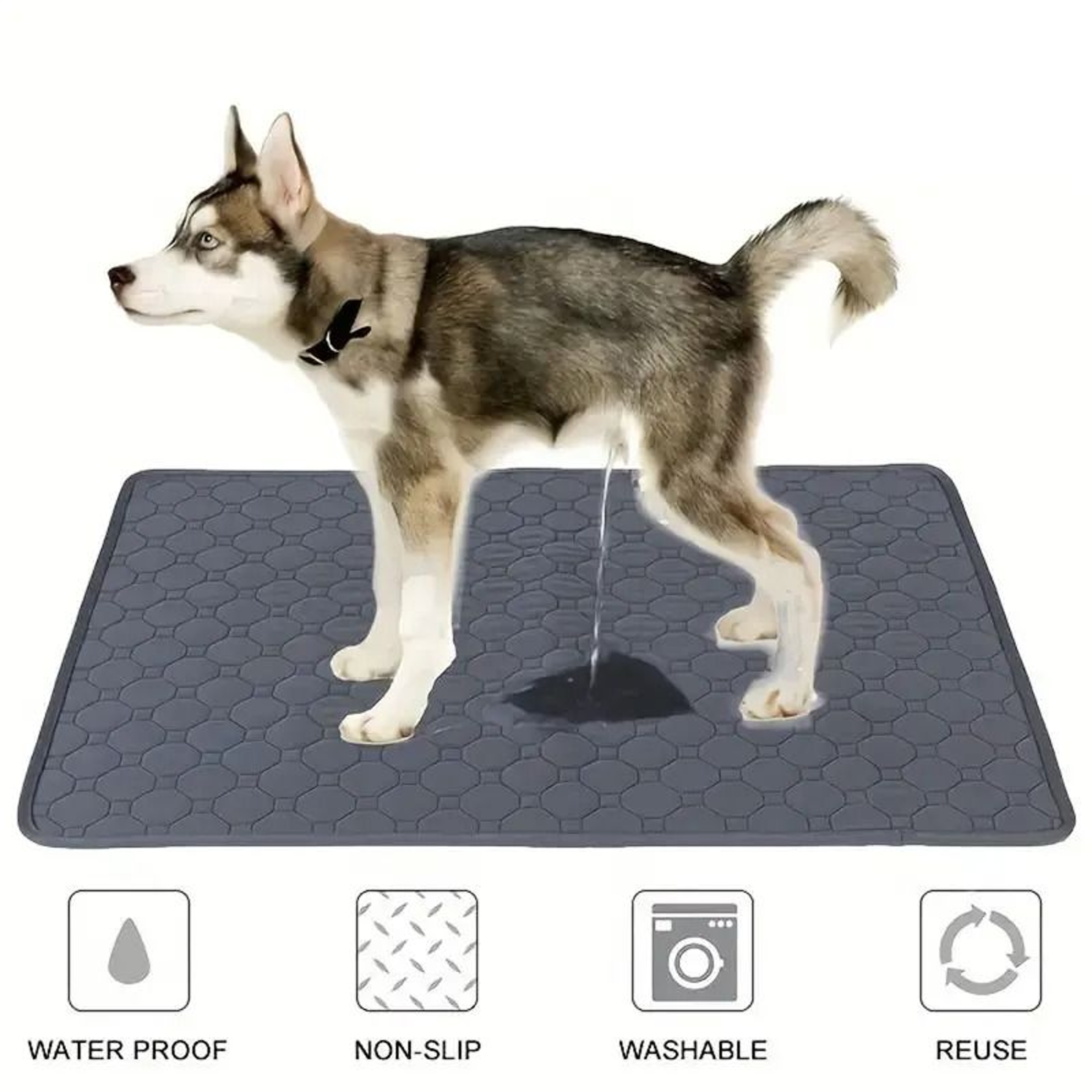 Reusable Washable Dog Pee Pad Waterproof Absorbent Pet Training Mat 0