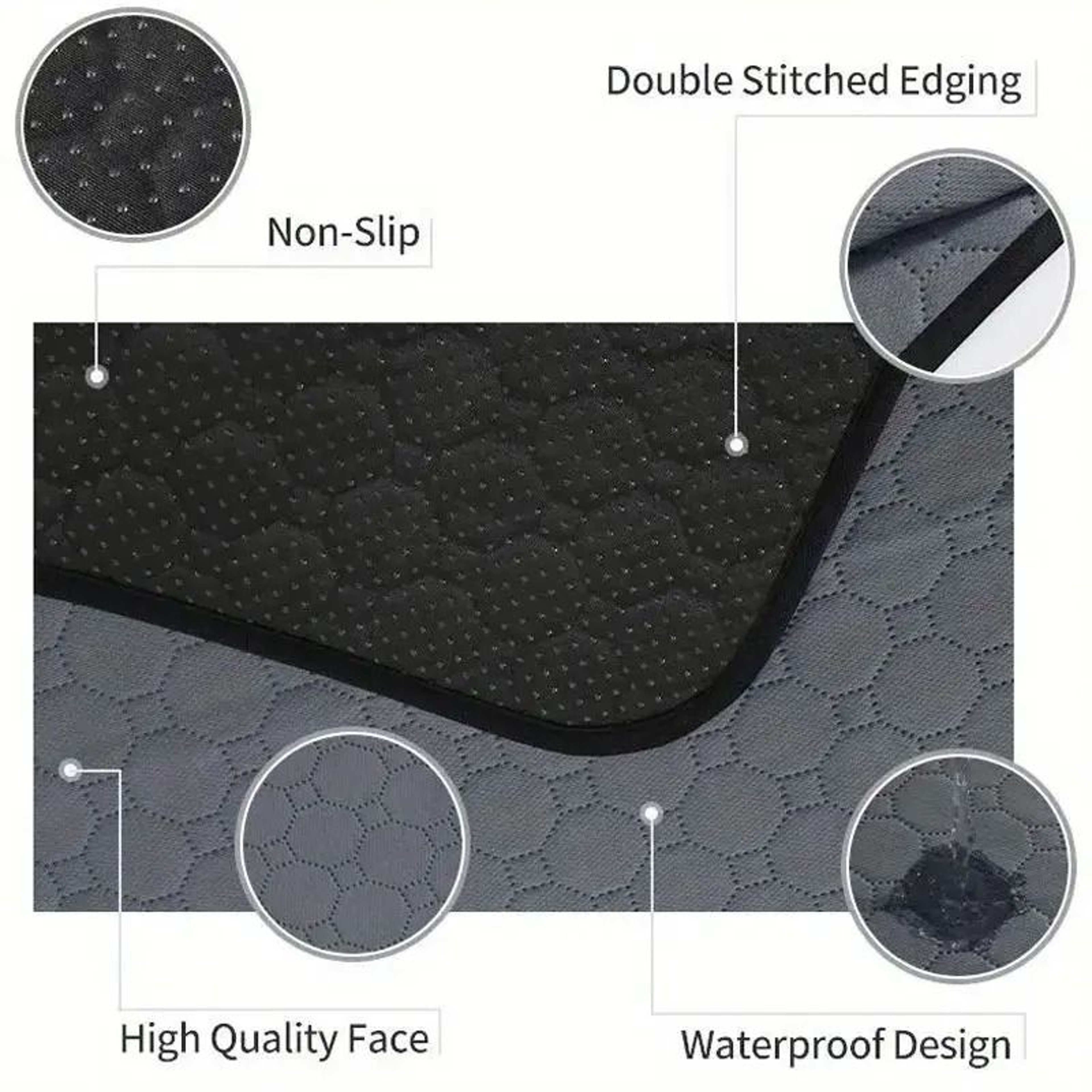 Reusable Washable Dog Pee Pad Waterproof Absorbent Pet Training Mat 3