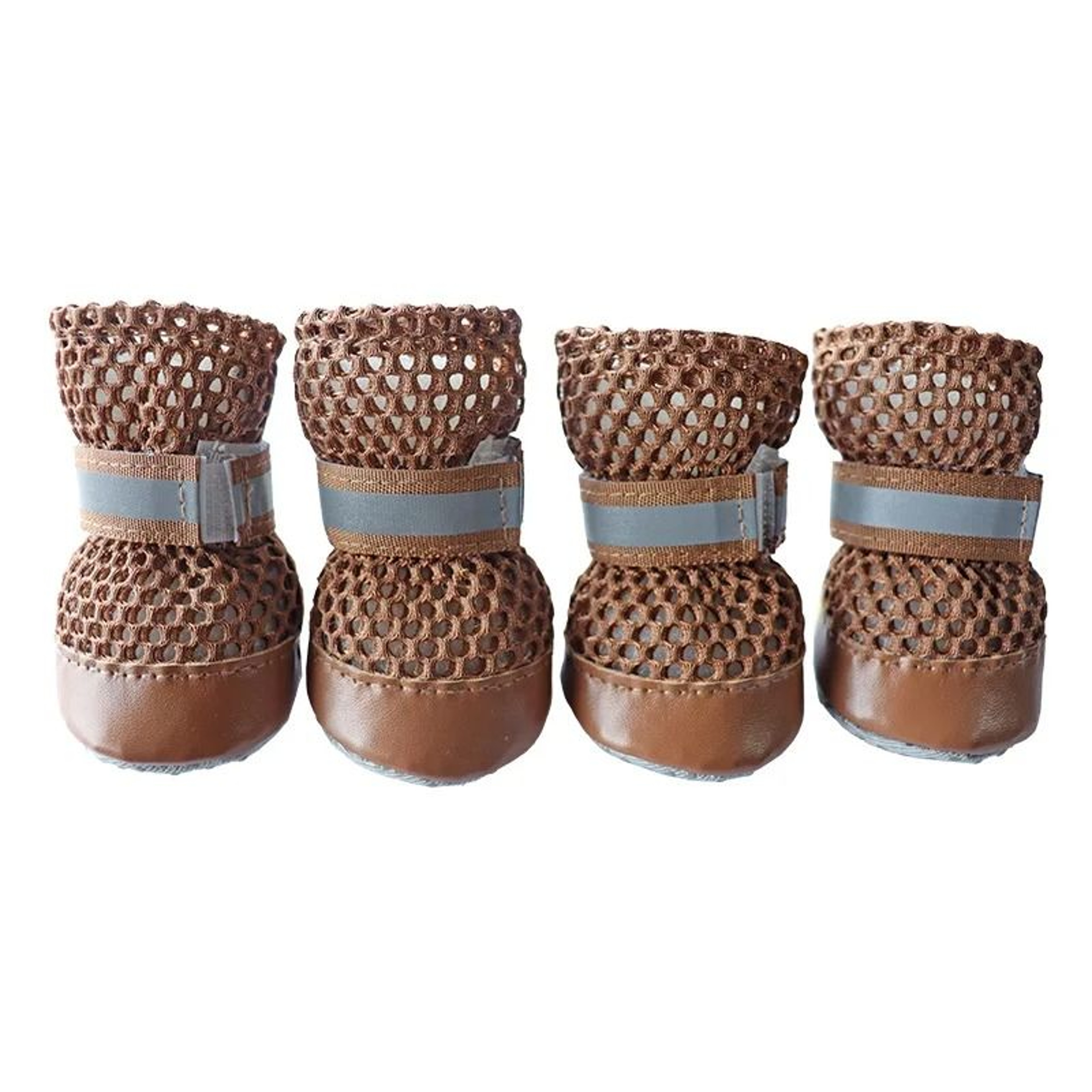 4PCS Breathable Dog Shoes AntiSlip Summer Paw Protector Boots 6