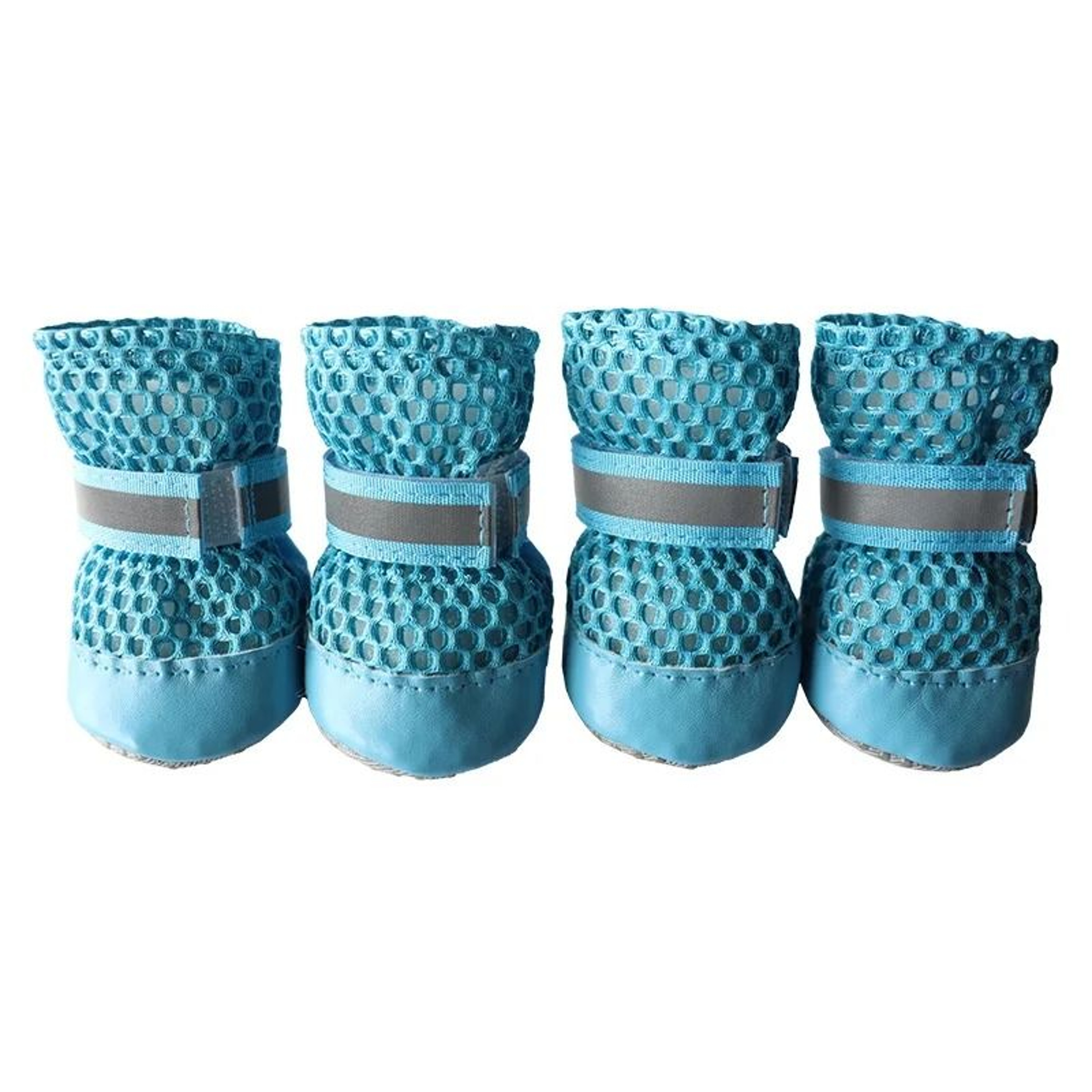 4PCS Breathable Dog Shoes AntiSlip Summer Paw Protector Boots 8