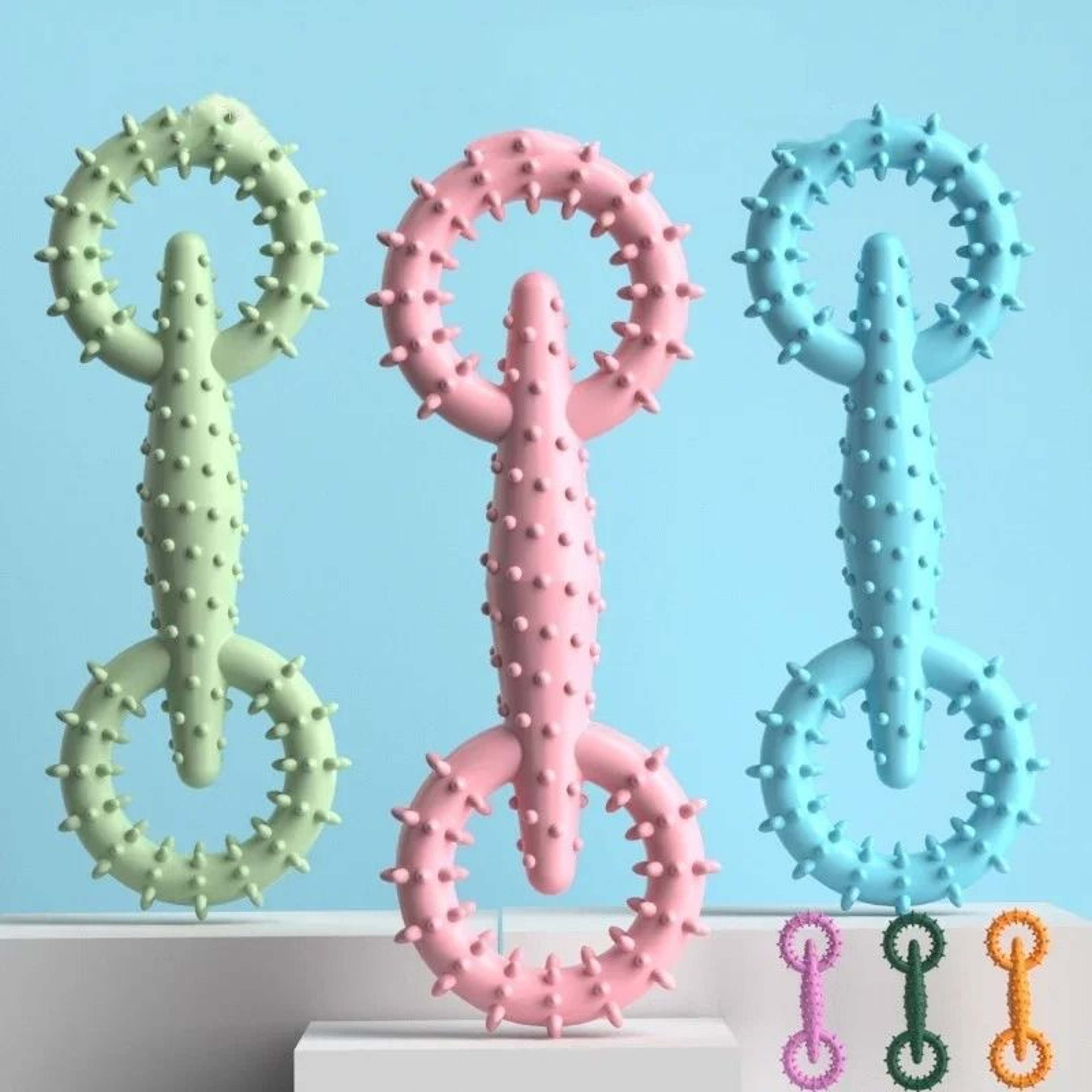Durable Dog Pull Ring Toy Interactive Puppy Chew And Teeth Cleaning Toy 9