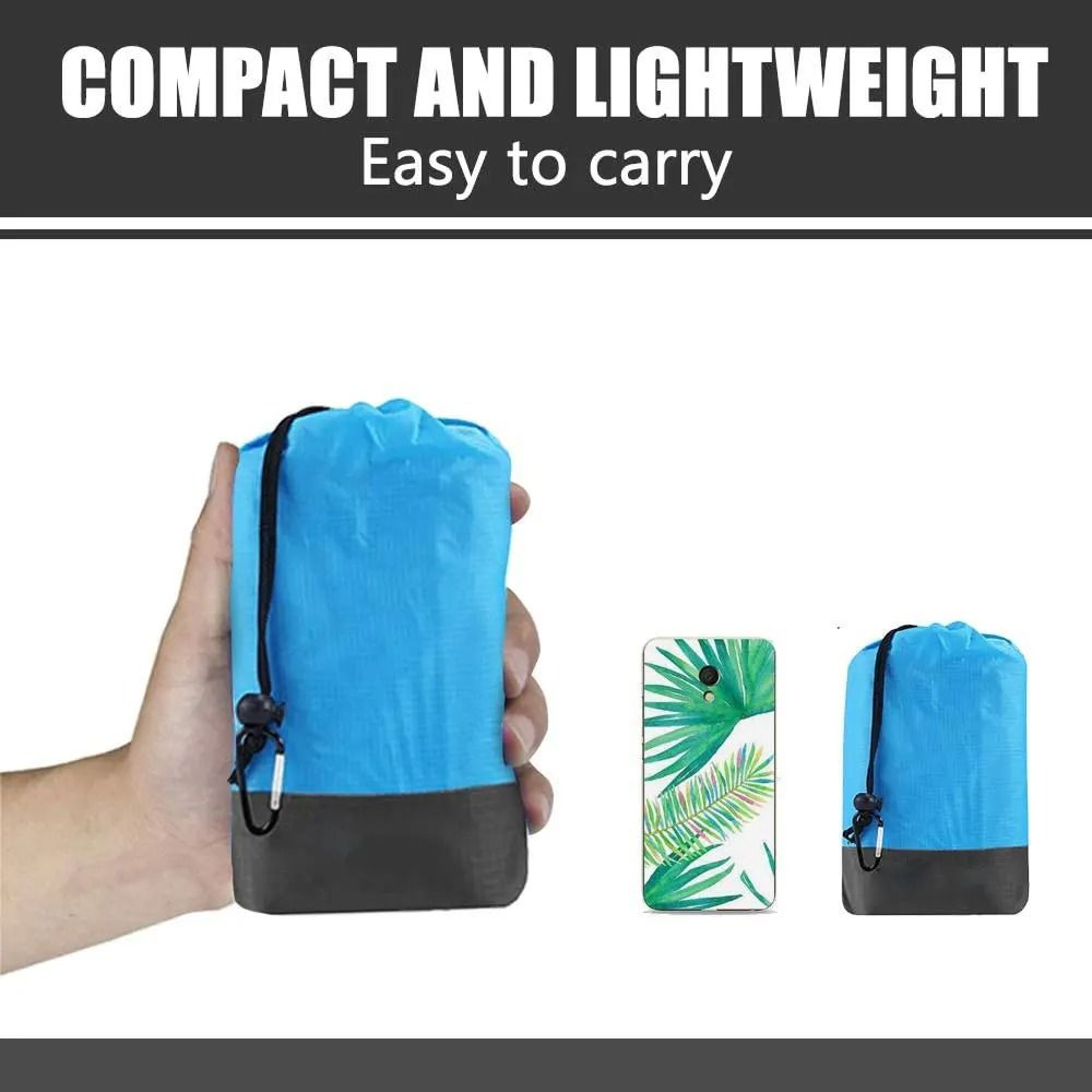 Oversized Sandproof Beach Blanket Waterproof Windproof Picnic Mat With Pocket 5