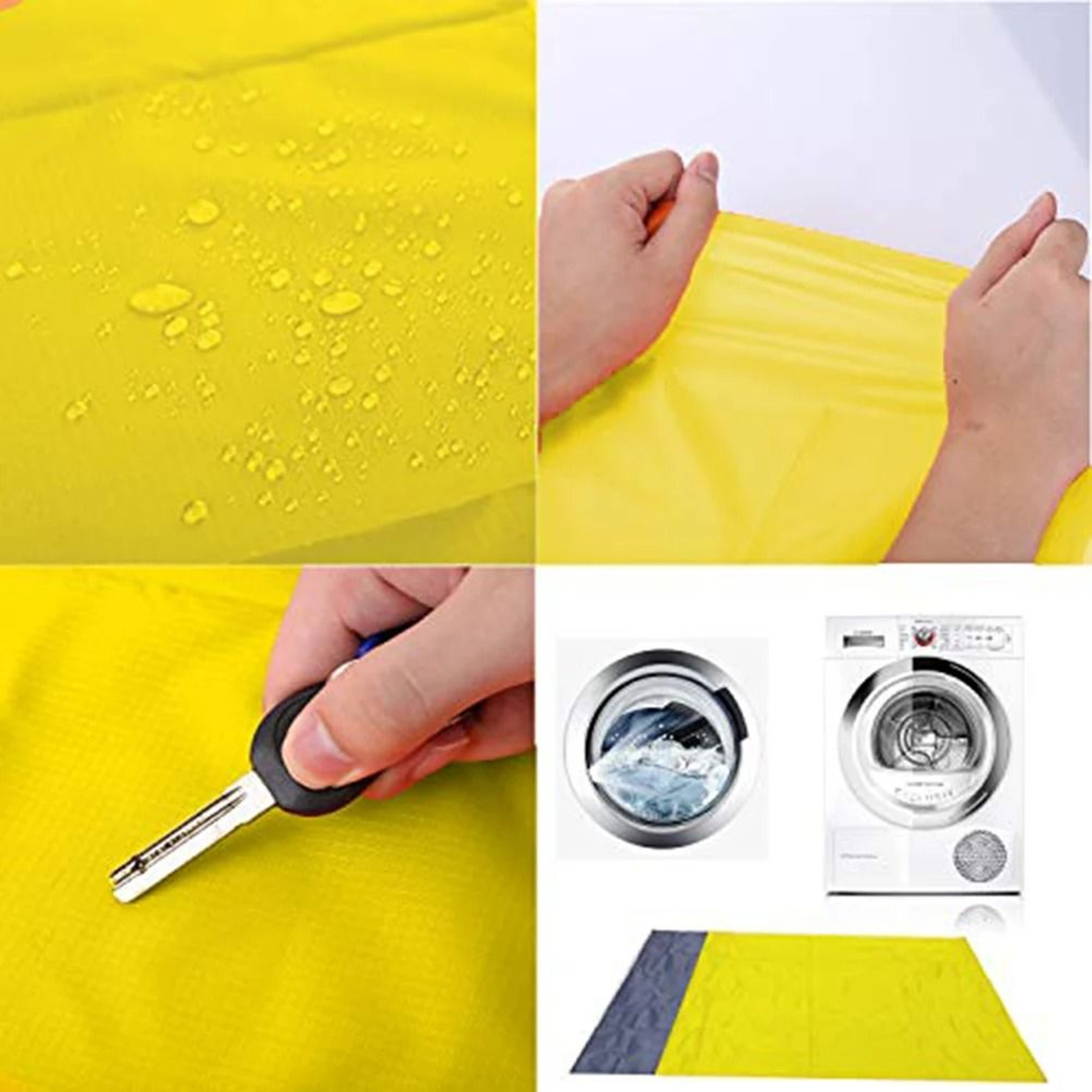 Oversized Sandproof Beach Blanket Waterproof Windproof Picnic Mat With Pocket 7