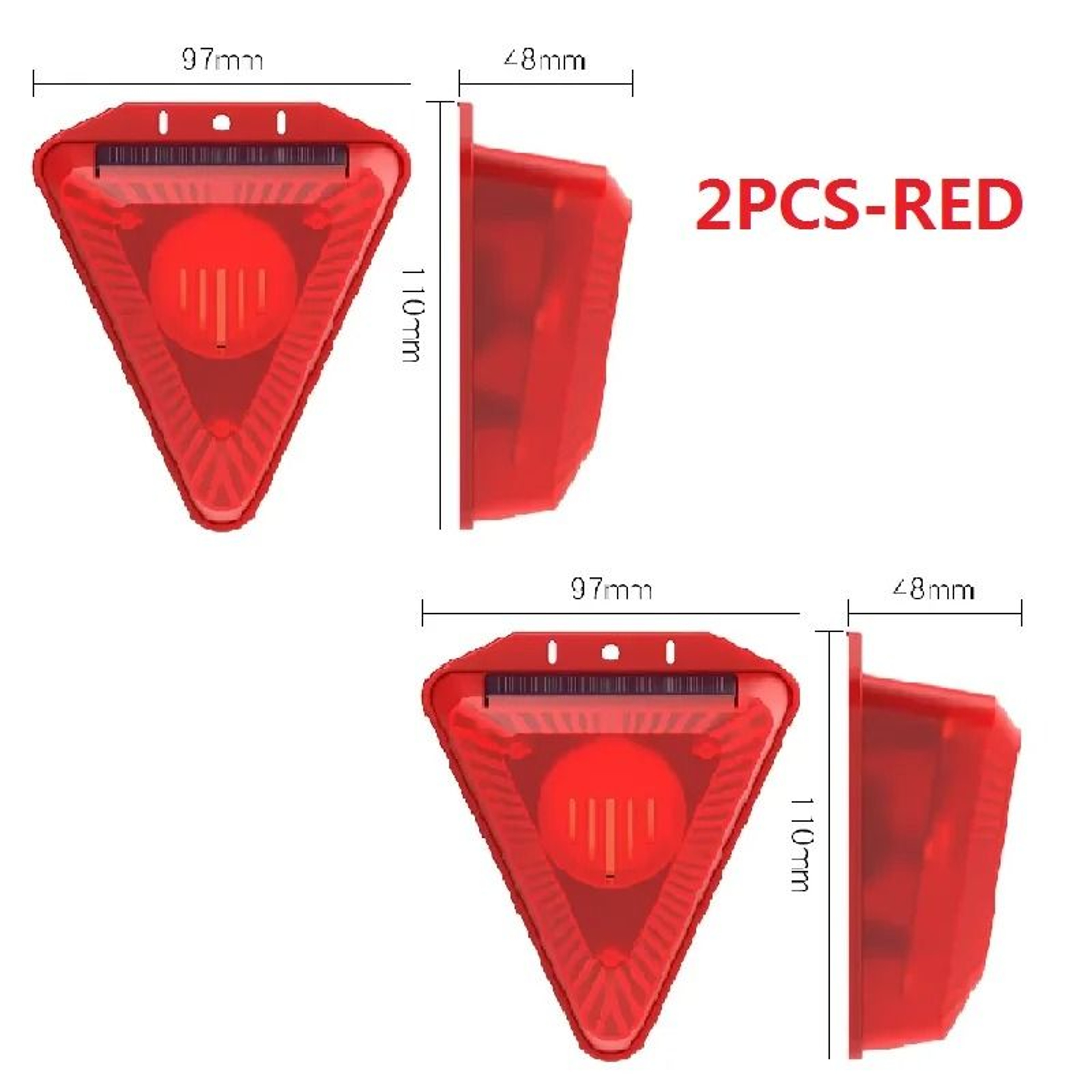 129dB Solar Motion Sensor Alarm With Strobe Light For Outdoor Security 4