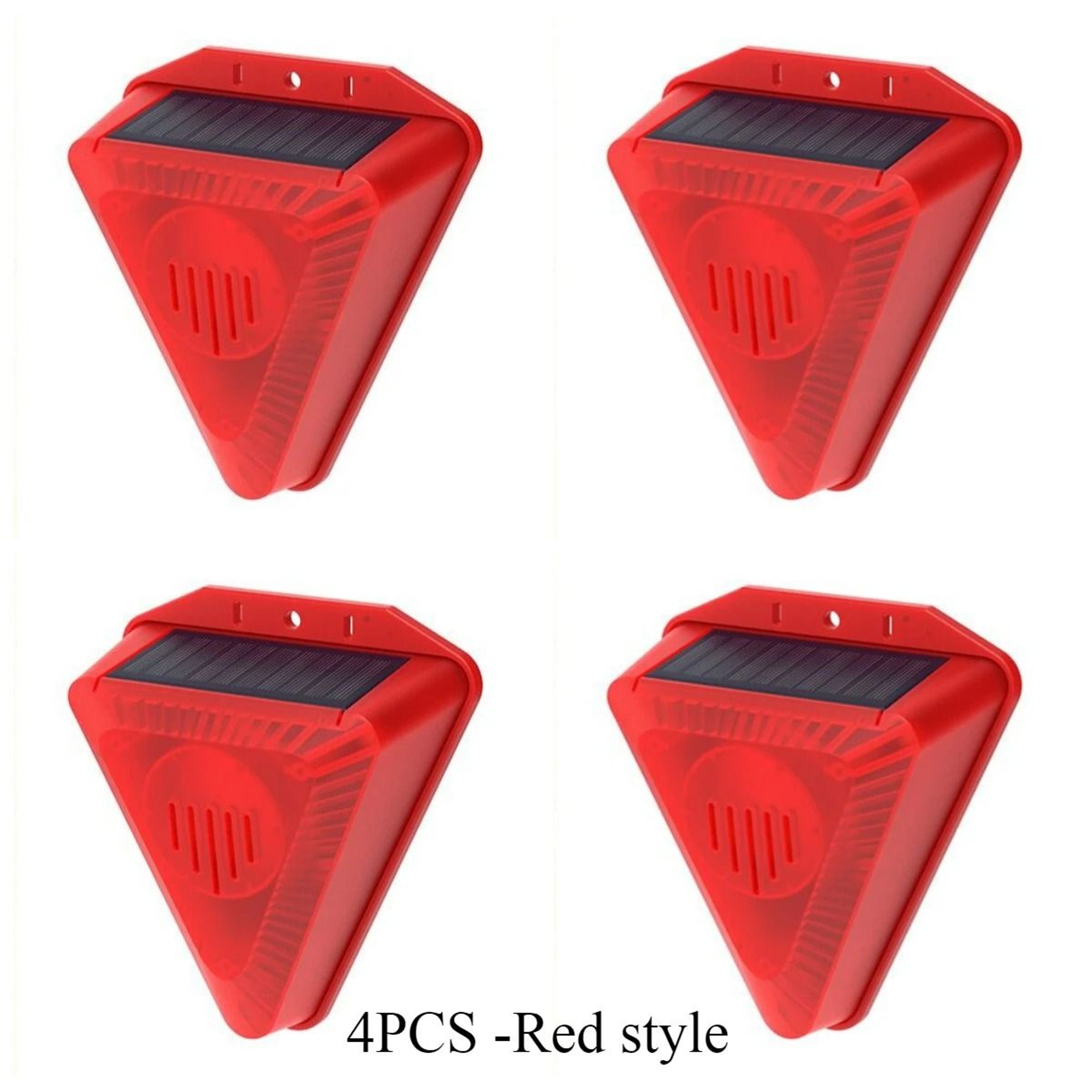 129dB Solar Motion Sensor Alarm With Strobe Light For Outdoor Security 6