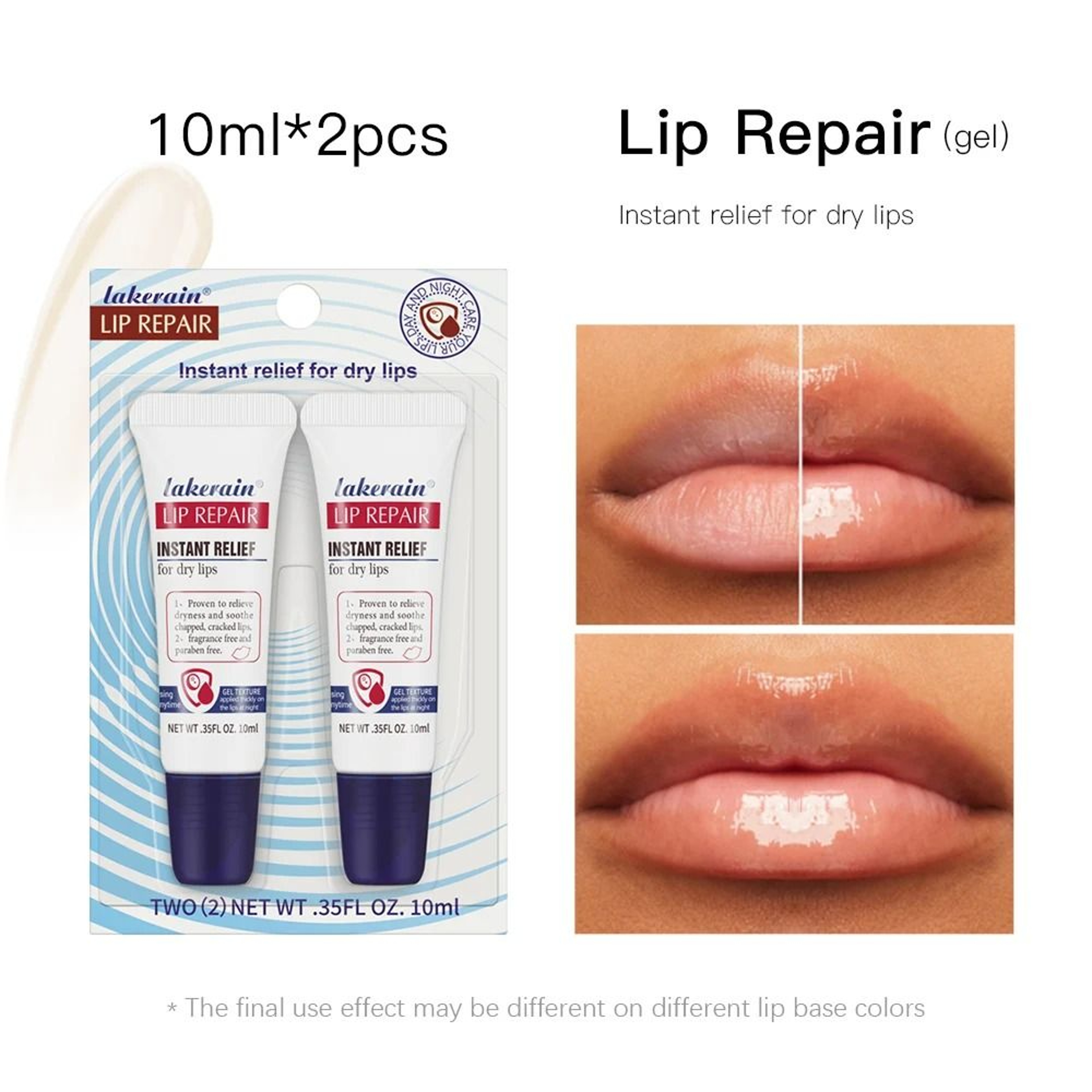 2Pack Aquaphor Lip Repair Moisturizing Ointment For Dry Chapped Lips 3