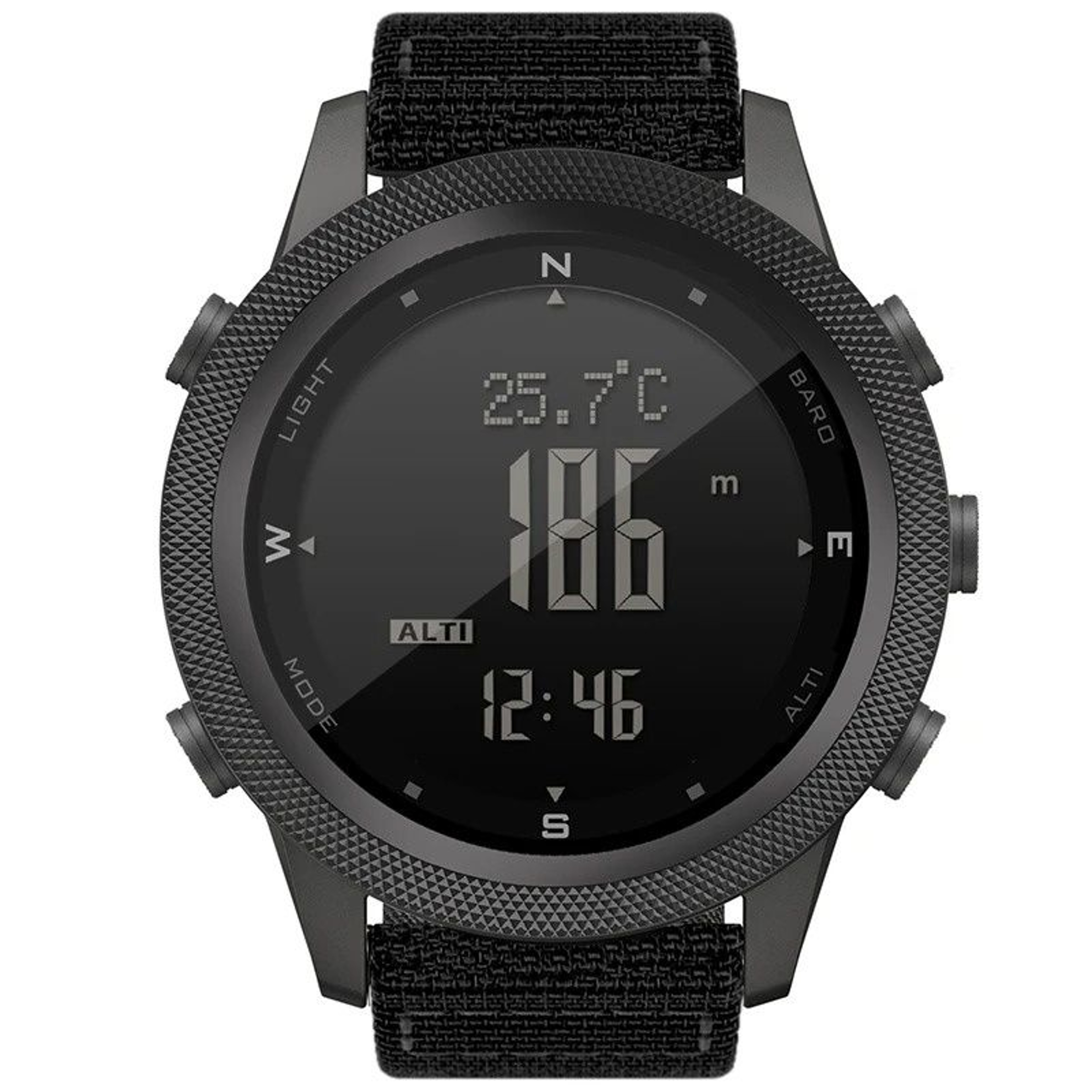 Mens Outdoor Digital Watch Altimeter Barometer Compass 50M Waterproof Sports Watch 6