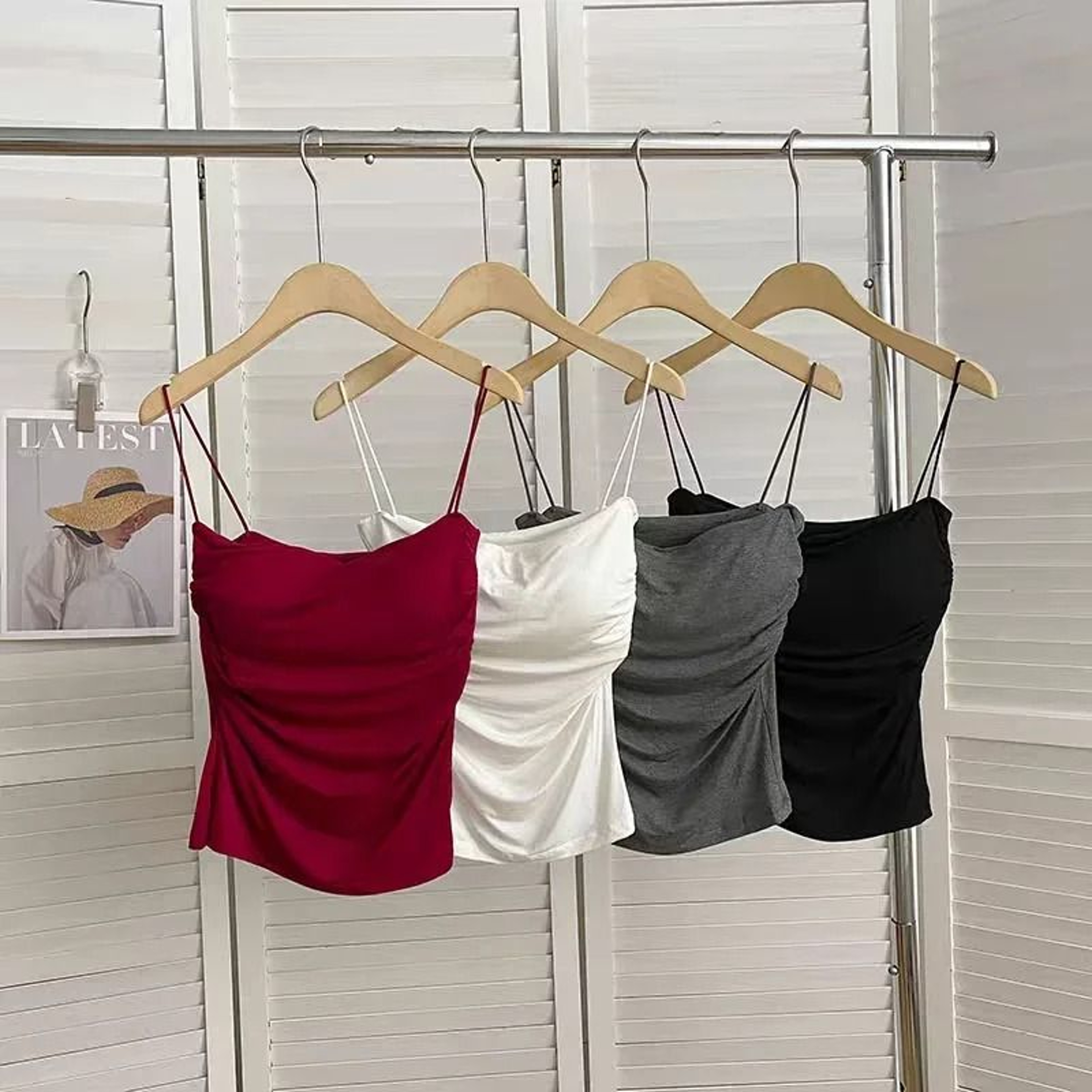 Womens Seamless Padded Crop Top Sleeveless Camisole Bra Tank 0