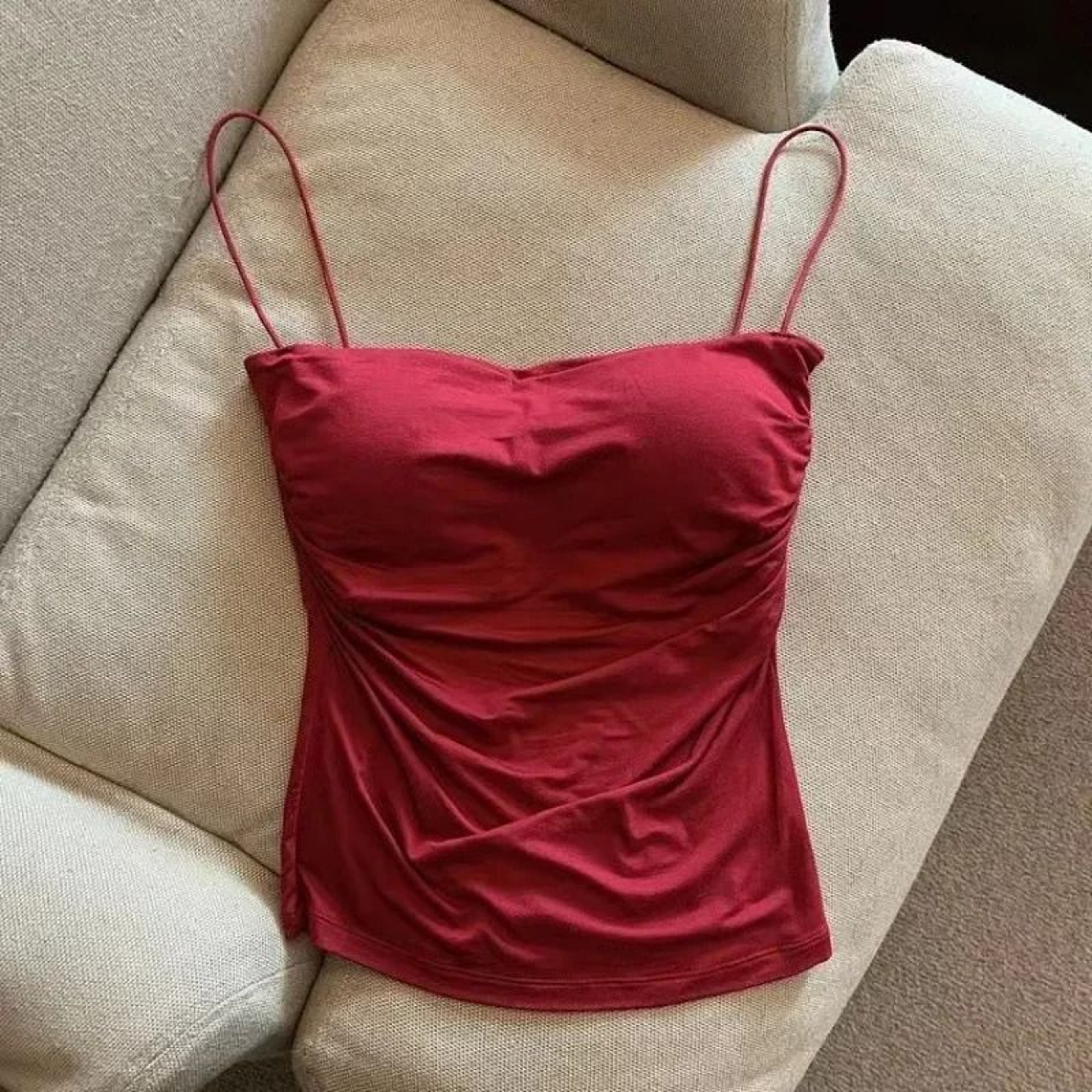 Womens Seamless Padded Crop Top Sleeveless Camisole Bra Tank 1