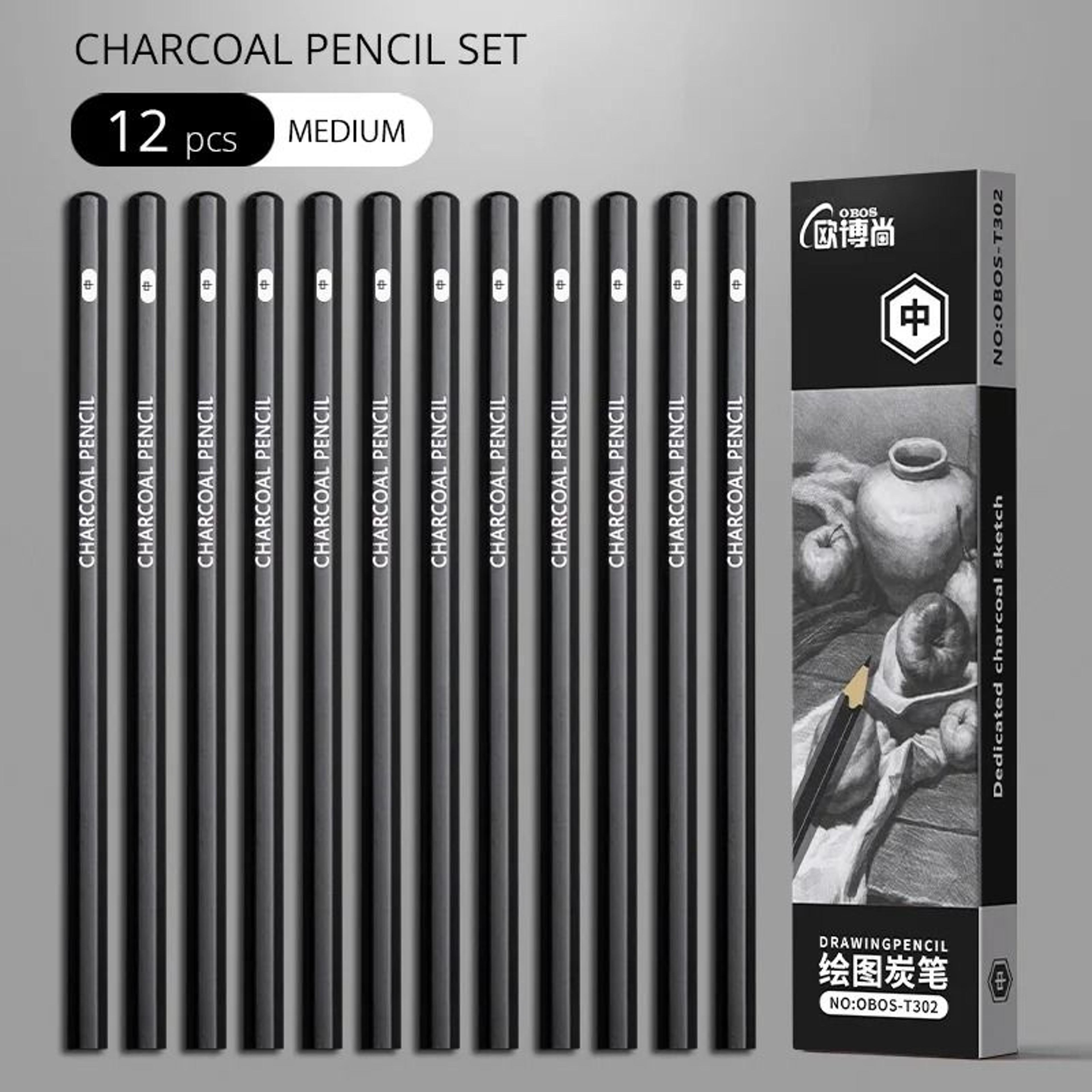 Professional Graphite Sketching Pencil Set 2H To 14B Drawing Pencils For Artists 1