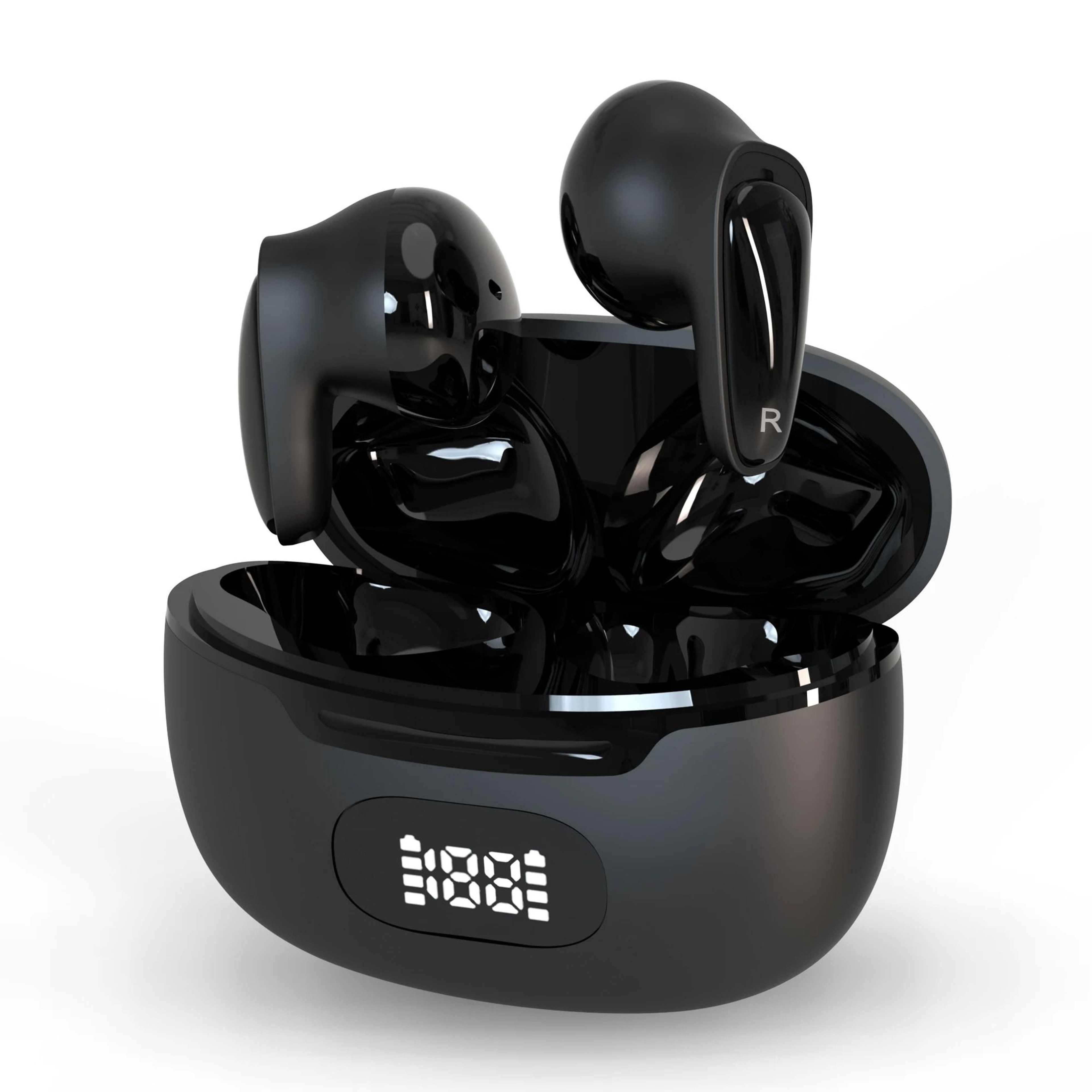 Pair Rechargeable Digital Hearing Amplifiers With Portable Charging Case 3