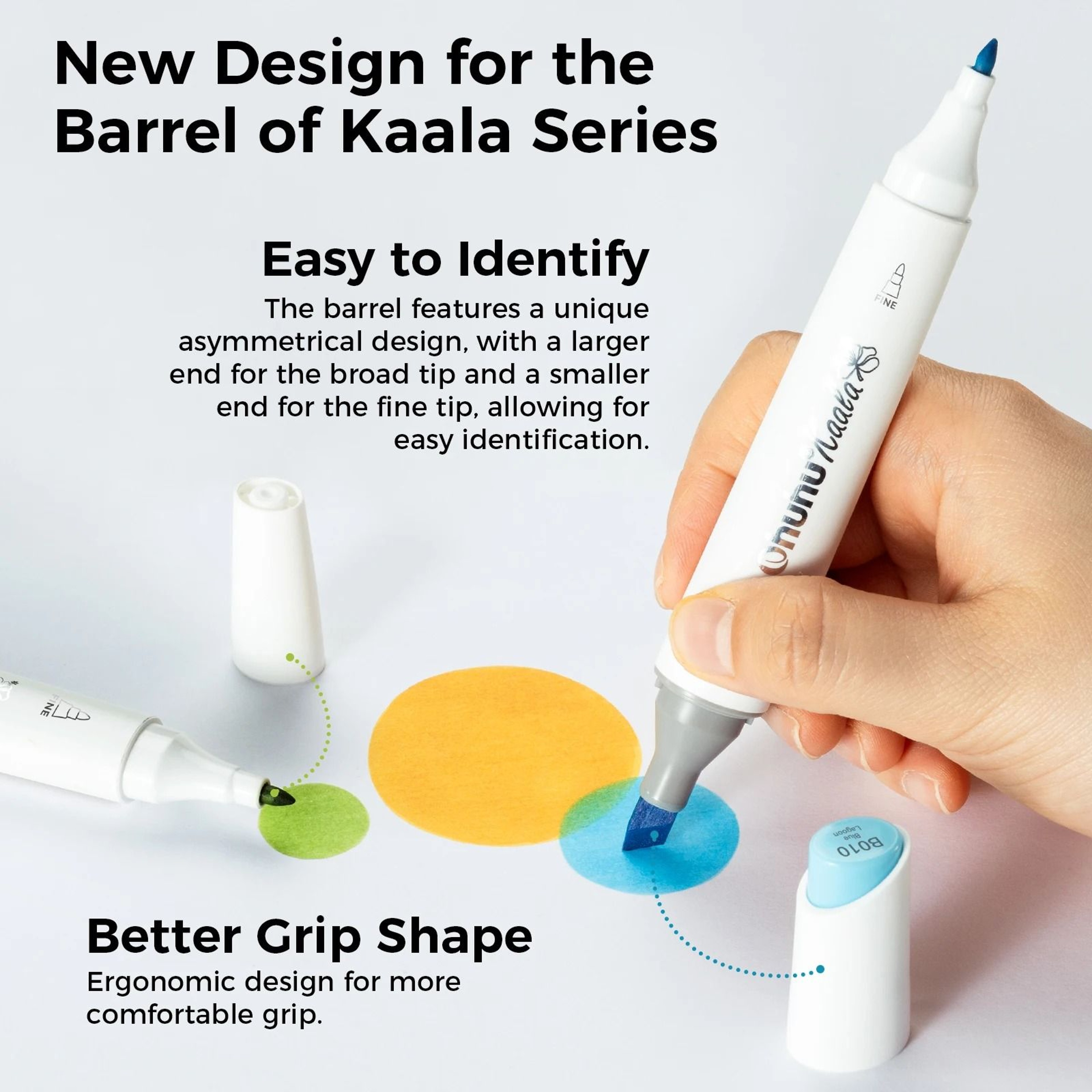 Refillable Dual Tip Alcohol Marker Set Slim Chisel Fine Art Markers 8