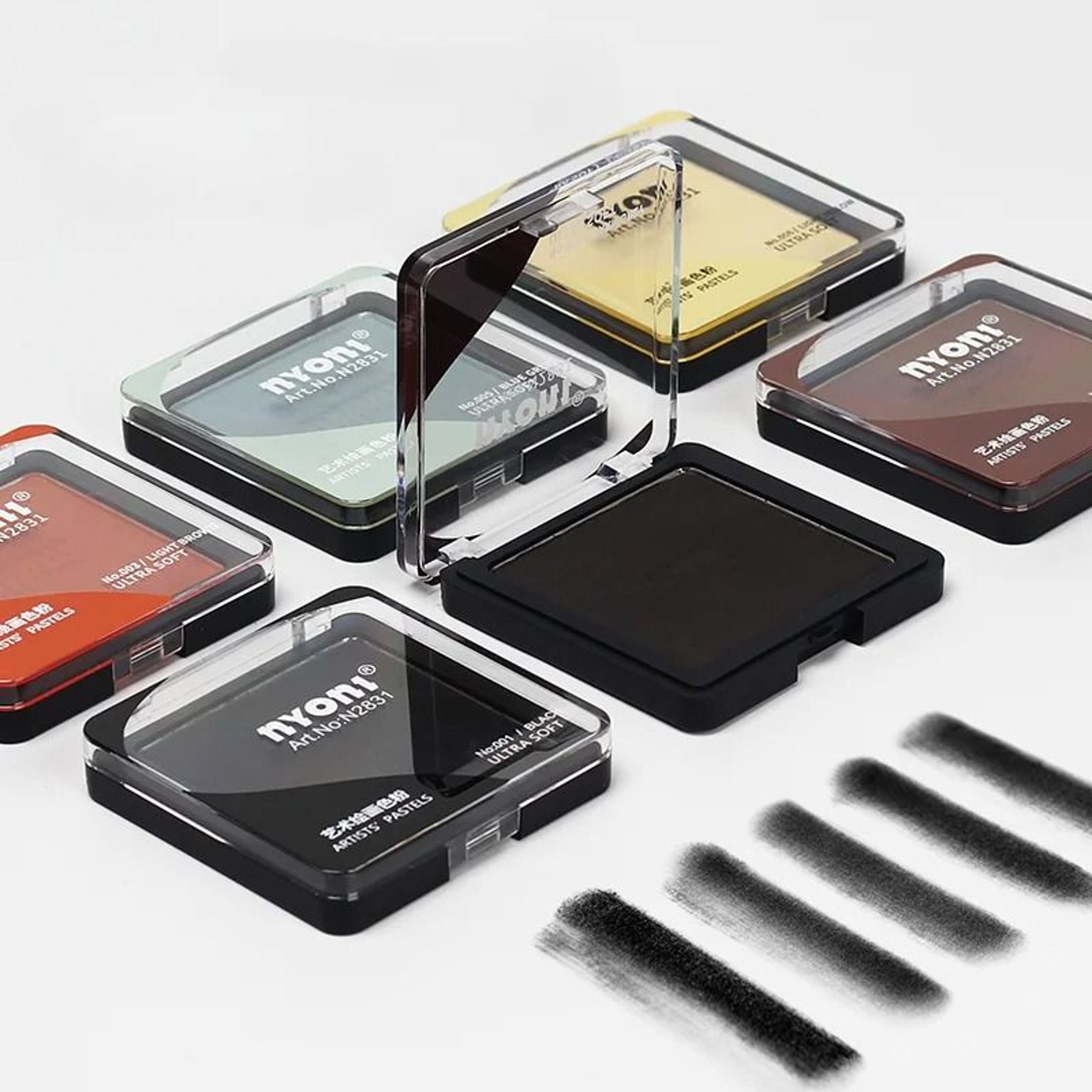 Professional Graphite Charcoal Drawing Powder Ultra Soft Blendable Artist Pigment 10