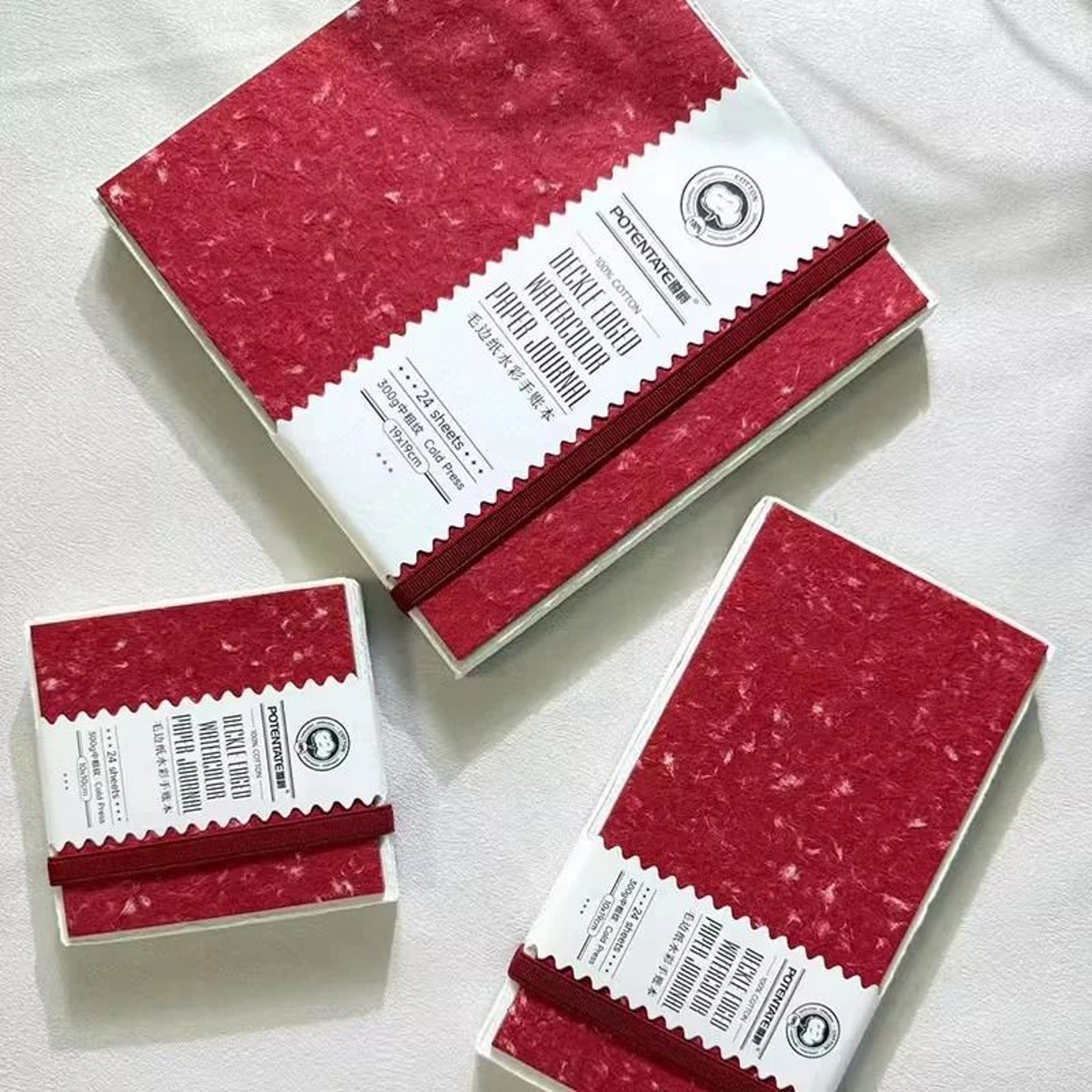 Square 100 Cotton Watercolor Sketchbook 300gsm 24 Sheet Art Paper Book 16