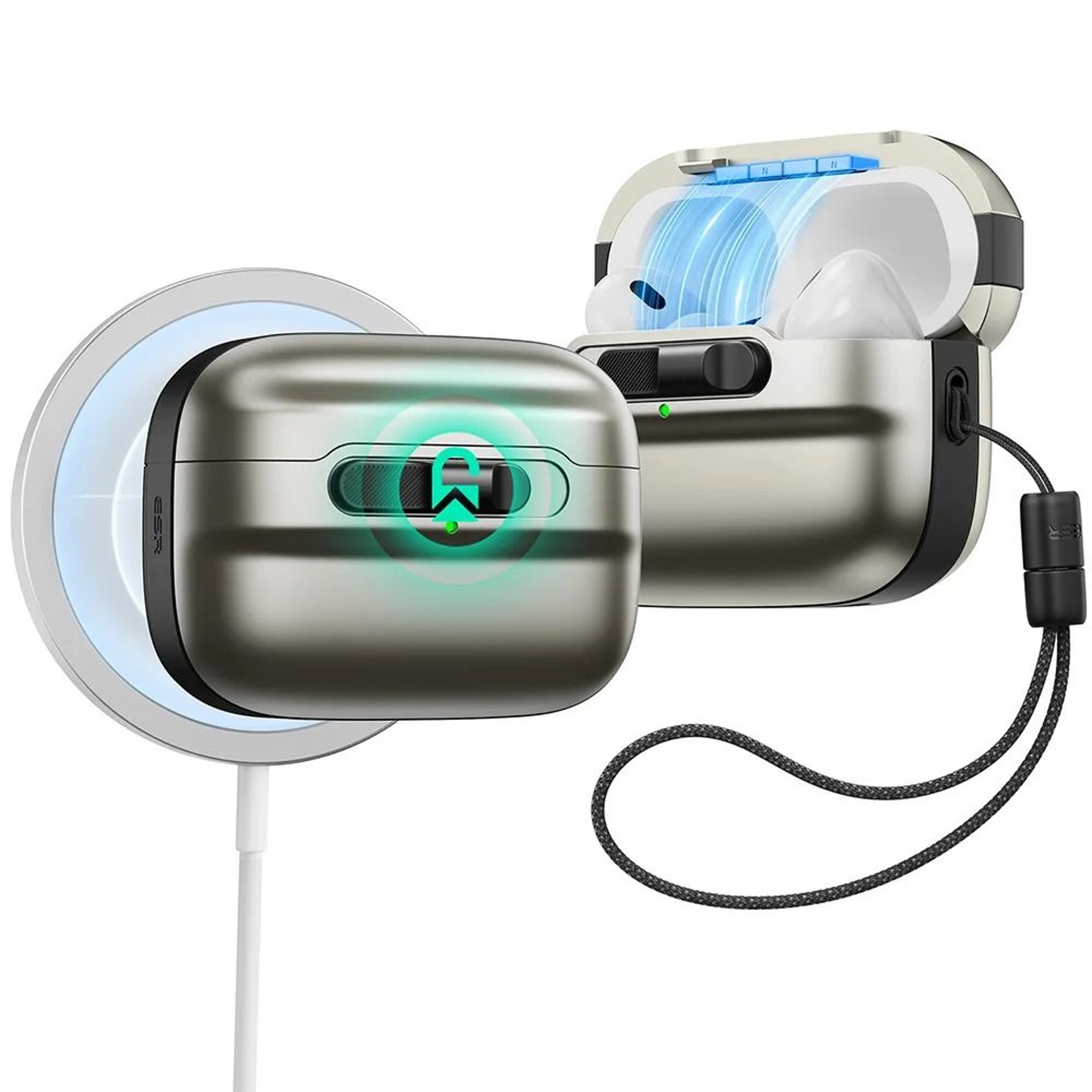 MagSafe Protective Earbud Case With Lanyard Drop Protection Cover 22