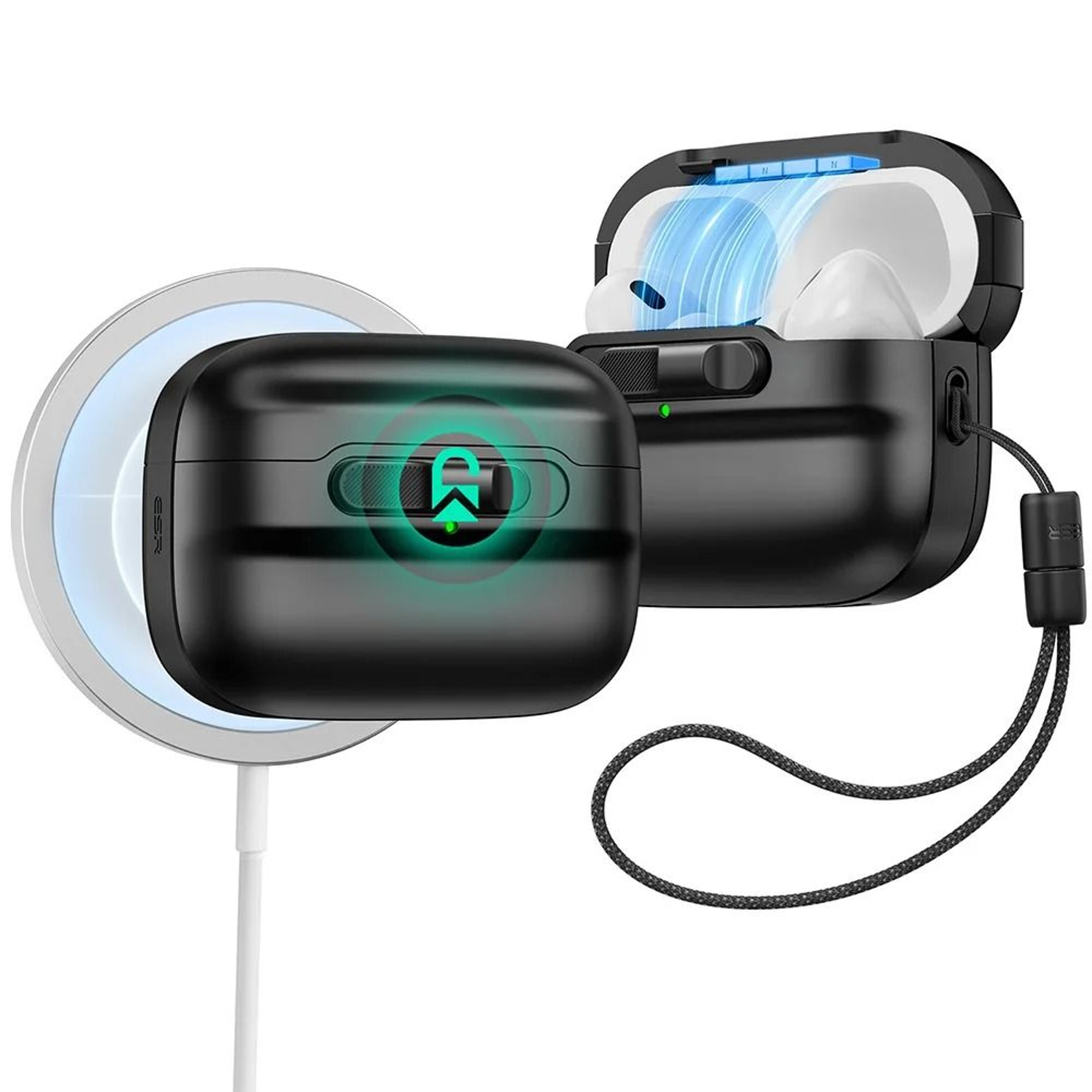 MagSafe Protective Earbud Case With Lanyard Drop Protection Cover 25