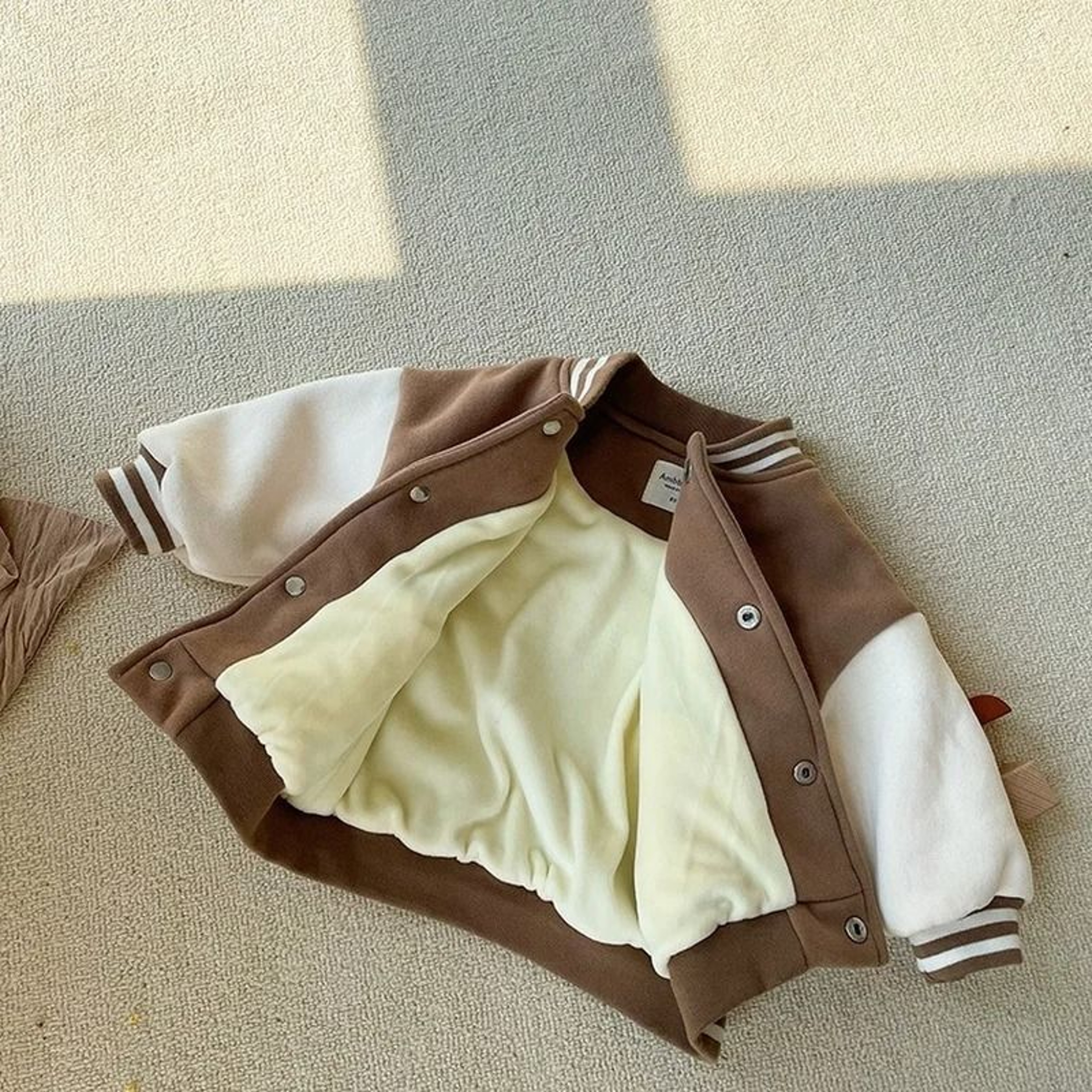 Baby Fleece Baseball Jacket Warm Toddler Winter Coat For Boys And Girls 5