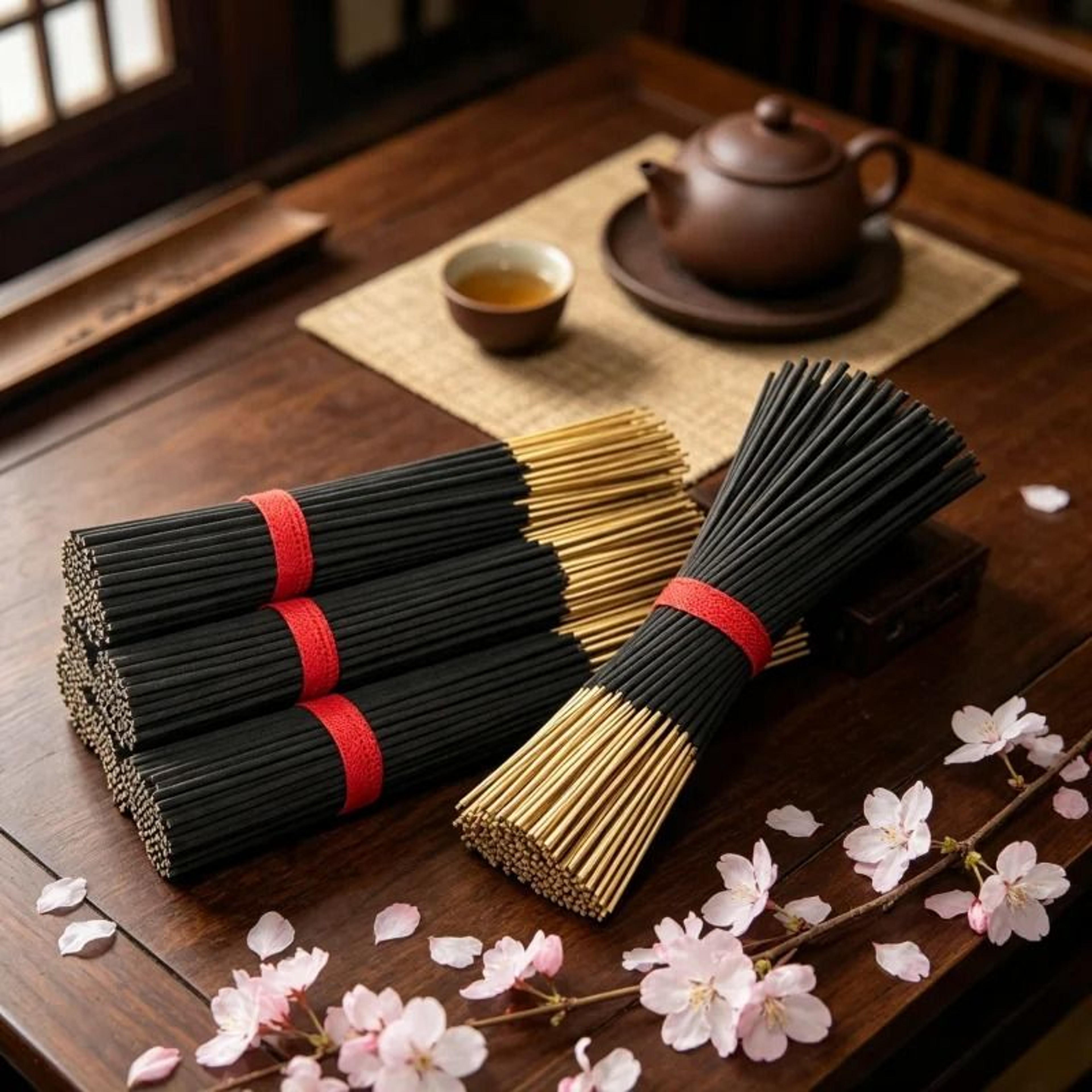 Japanese Cherry Blossom Incense Sticks Long Burning 100 Pack 0