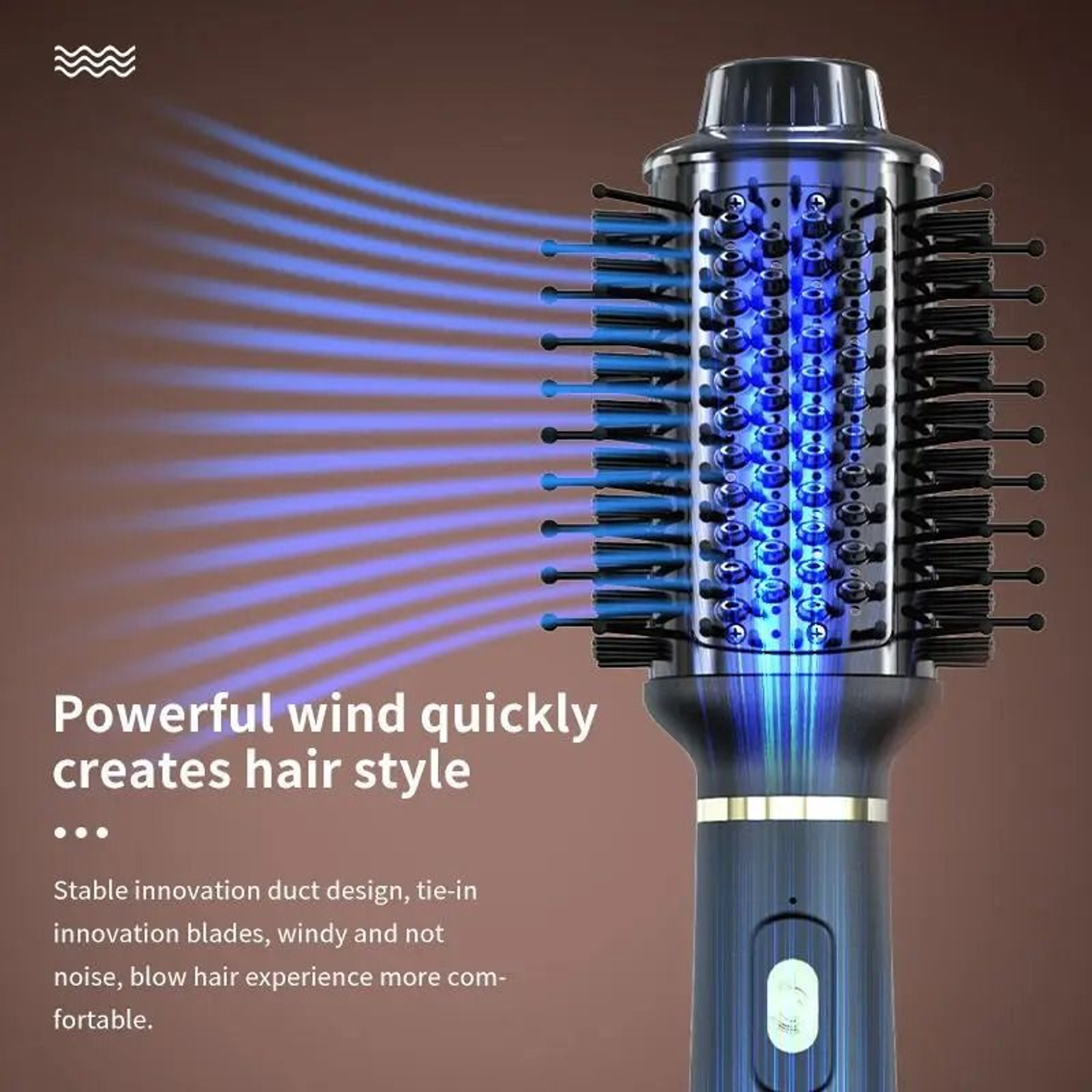 Hot Air Comb Hair Dryer Brush For Quick Drying And Smooth Styling 4