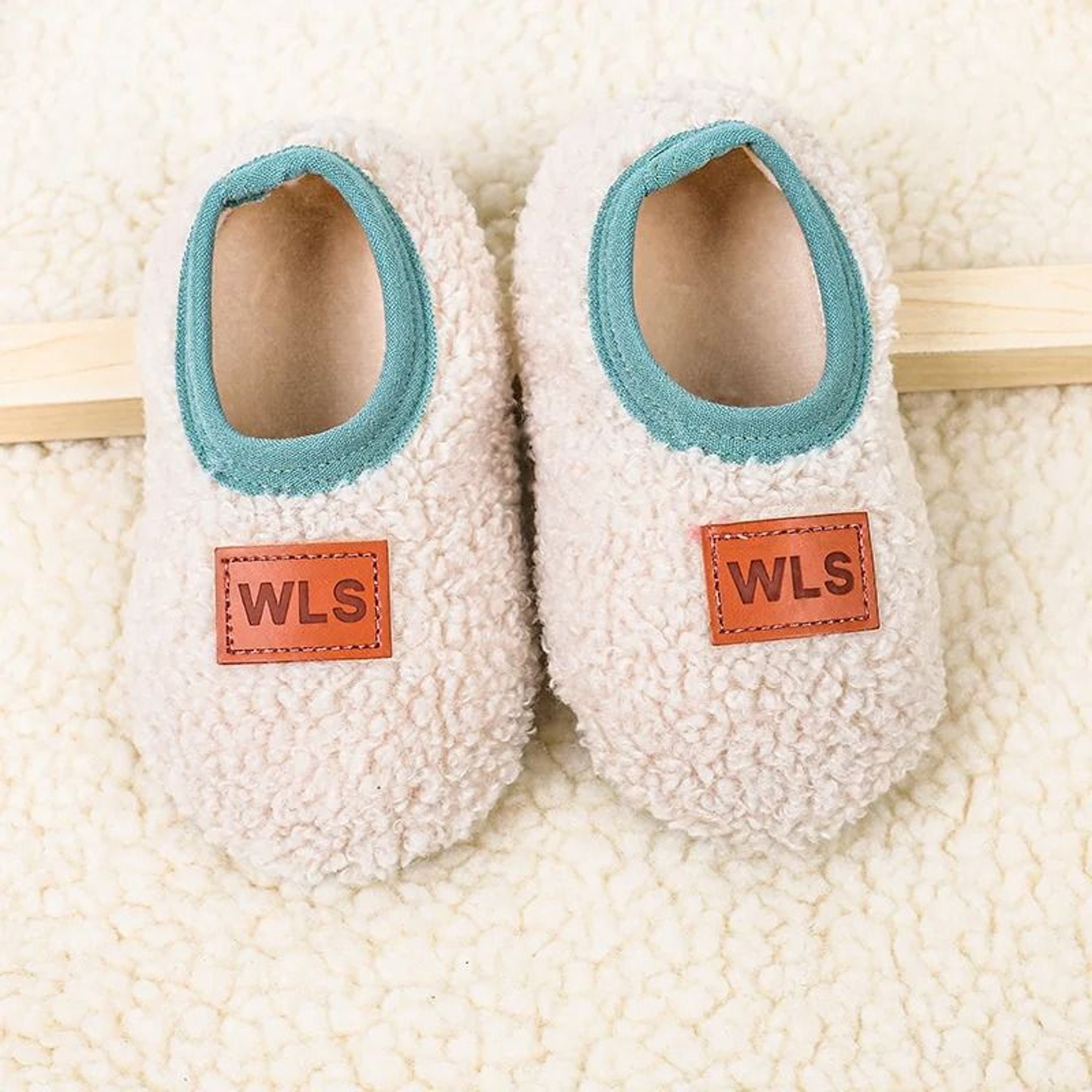 Cozy Plush Baby Slippers Non Slip Toddler Sock Shoes 2